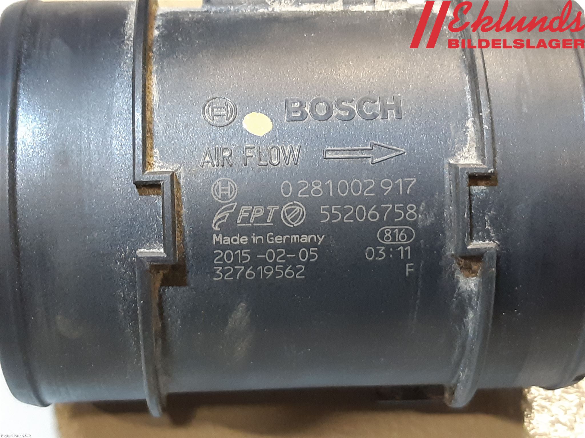 Fiat FREEMONT Injluftmassamätare