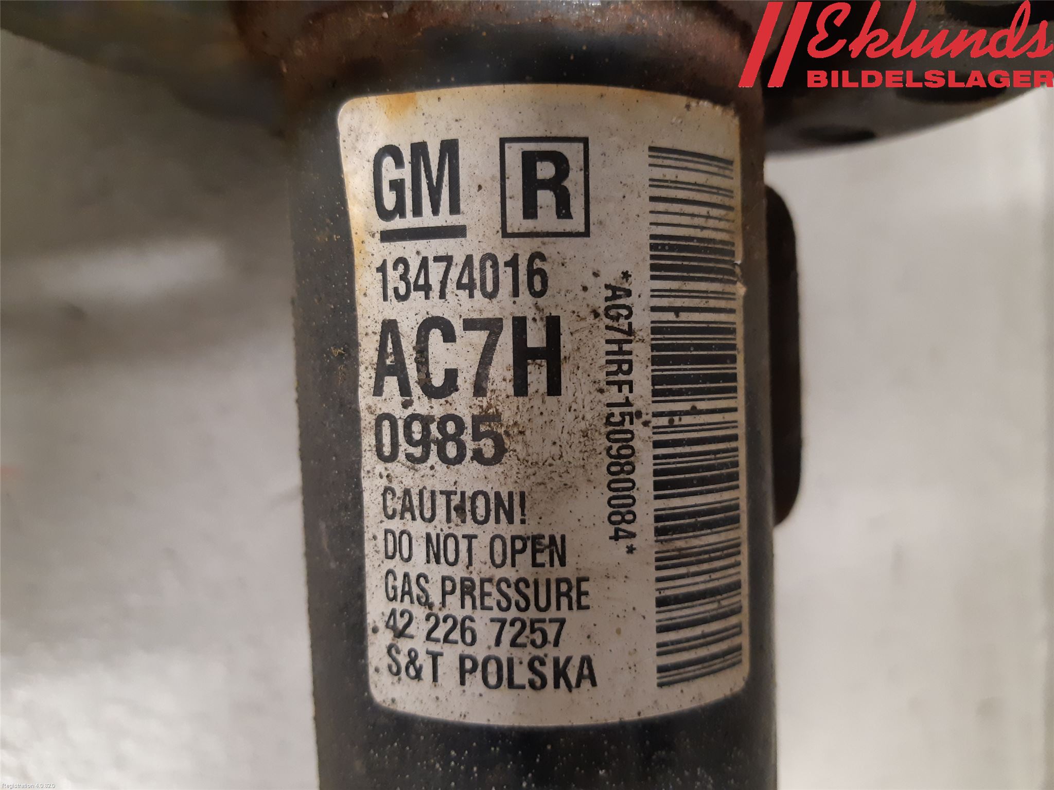 Opel ASTRA J 10-15 Fjäderben Fram Höger