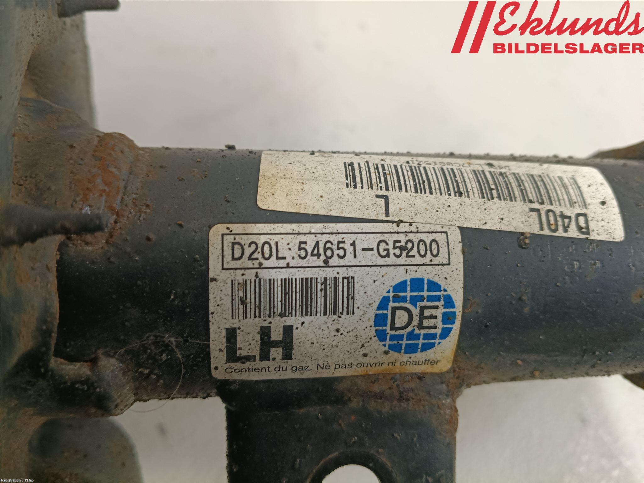 Kia NIRO (DE) 17-22 Fjäderben Fram Vänster
