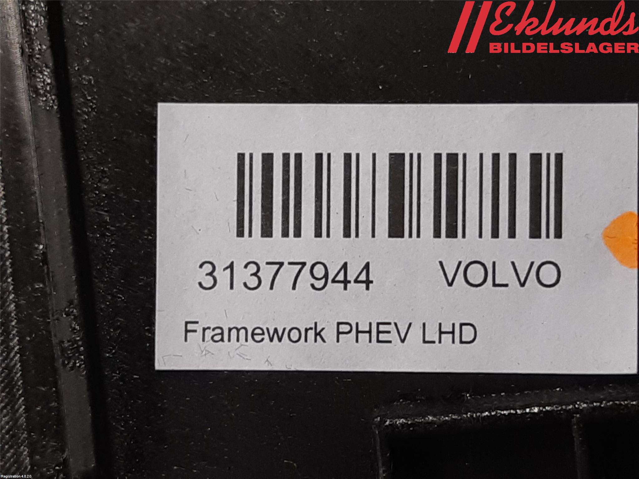 Volvo XC90/RECHARGE 16- Inr Tunnelfack