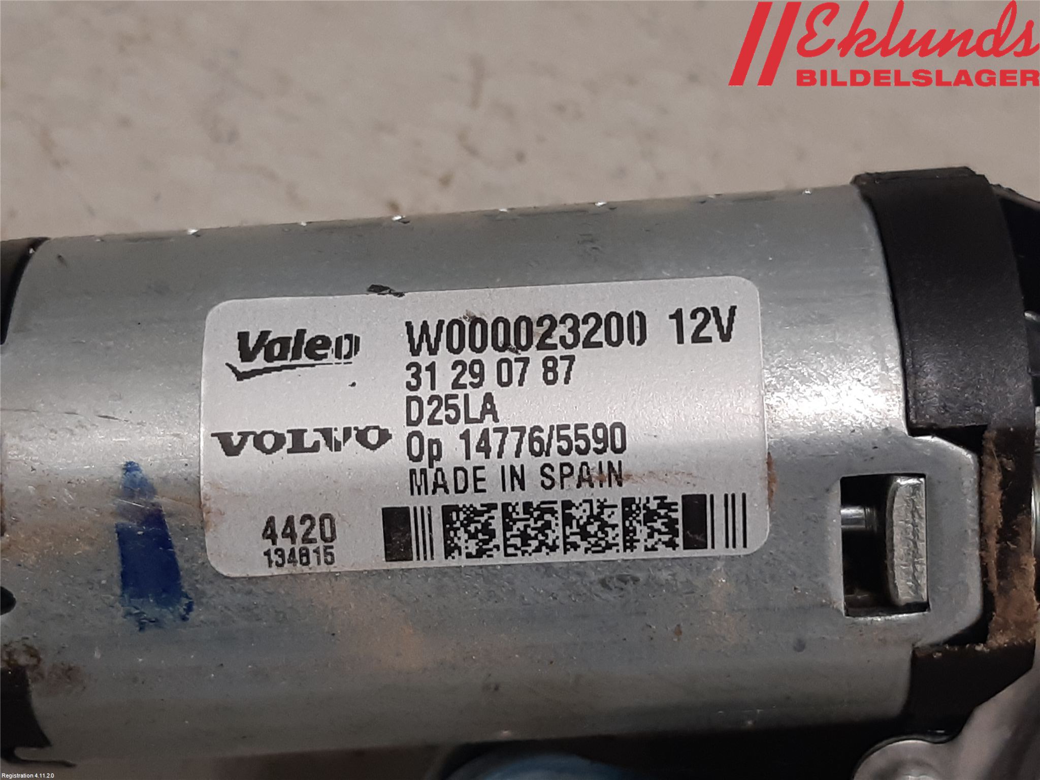 Volvo XC70 08-13 Torkarmotor Baklucka