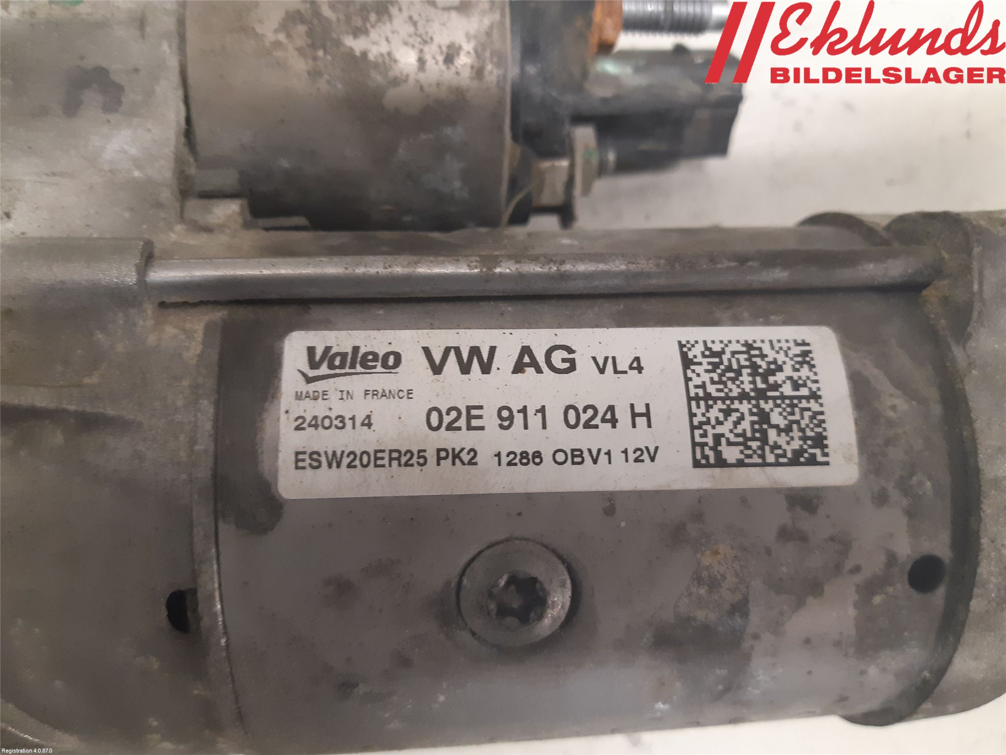 Volkswagen VW PASSAT 11-14 Startmotor Diesel