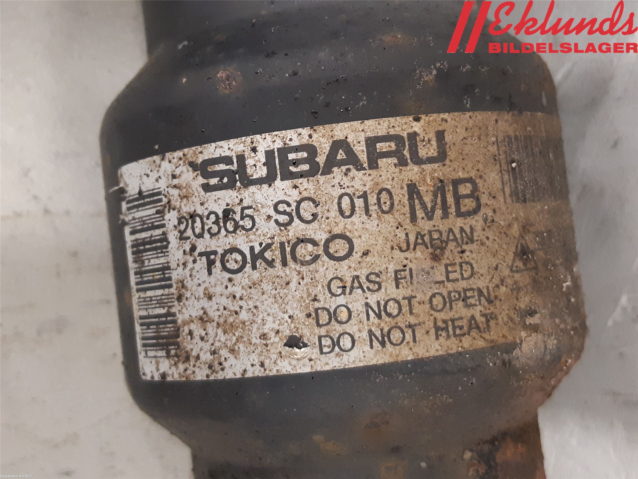 Subaru FORESTER SH  08-13 Fjäderben Bak Vänster