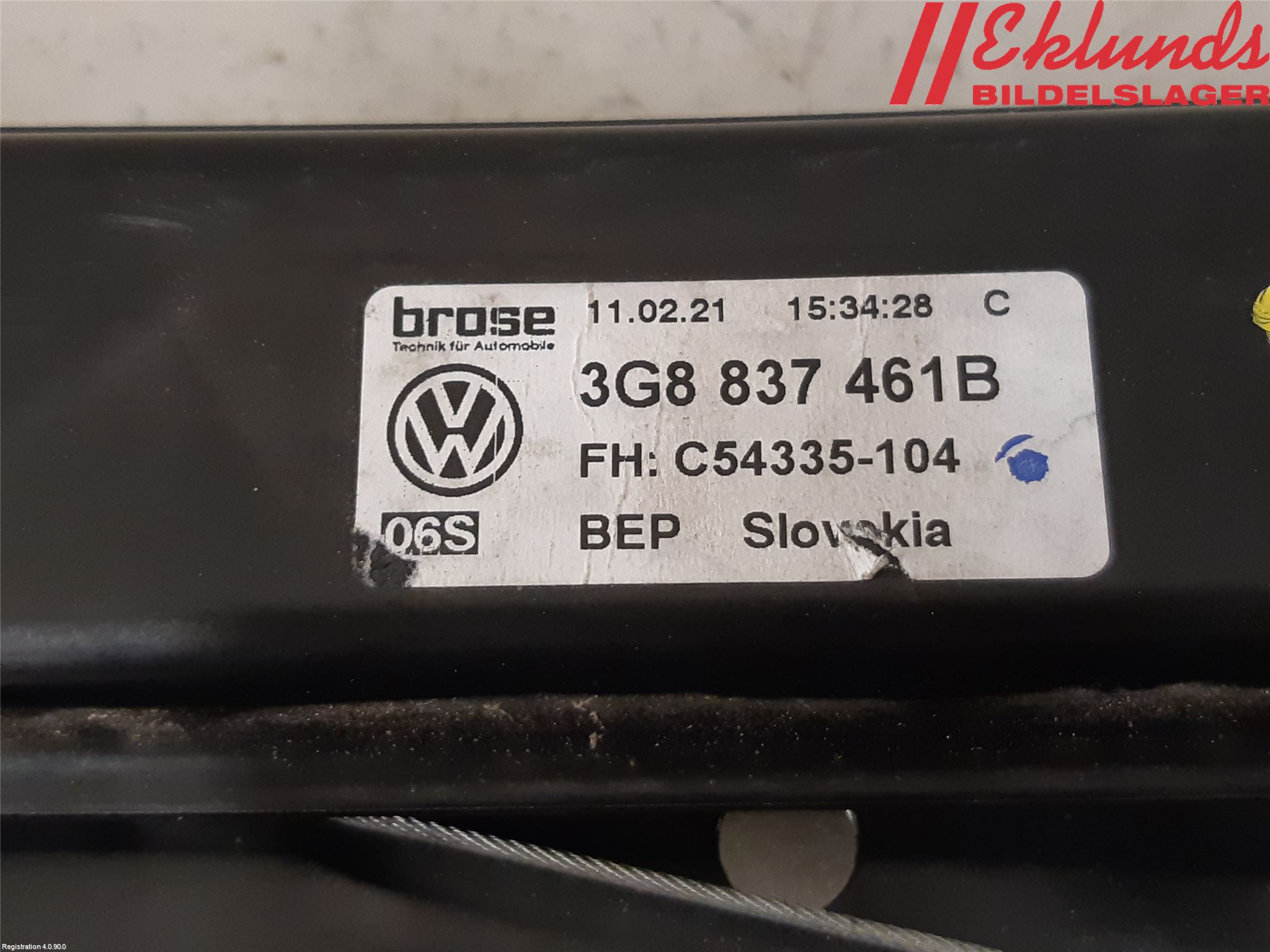 Volkswagen VW ARTEON 17- Fönsterhiss El Kompl
