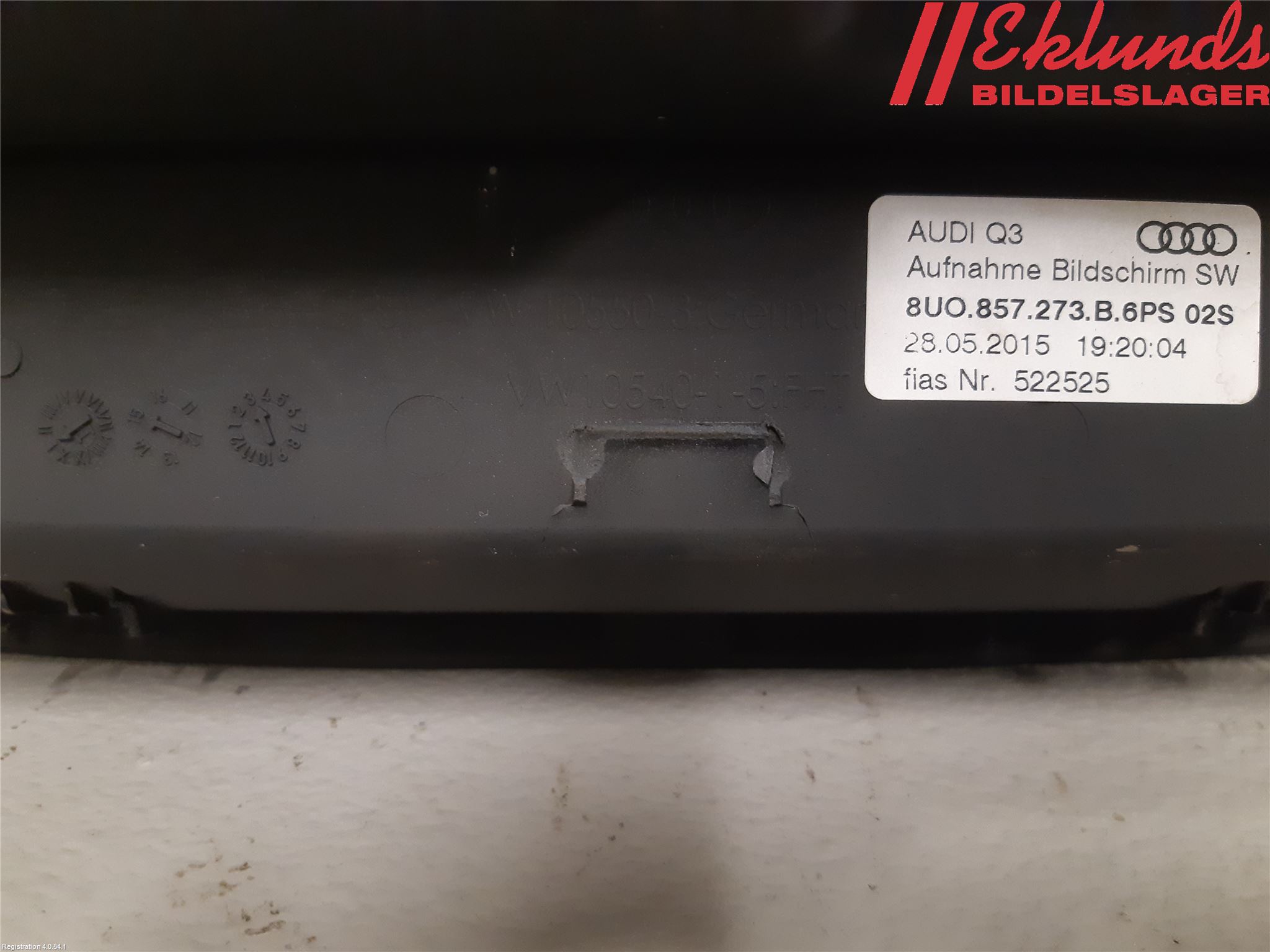 Audi Q3 8U 12-18 Bildskärm