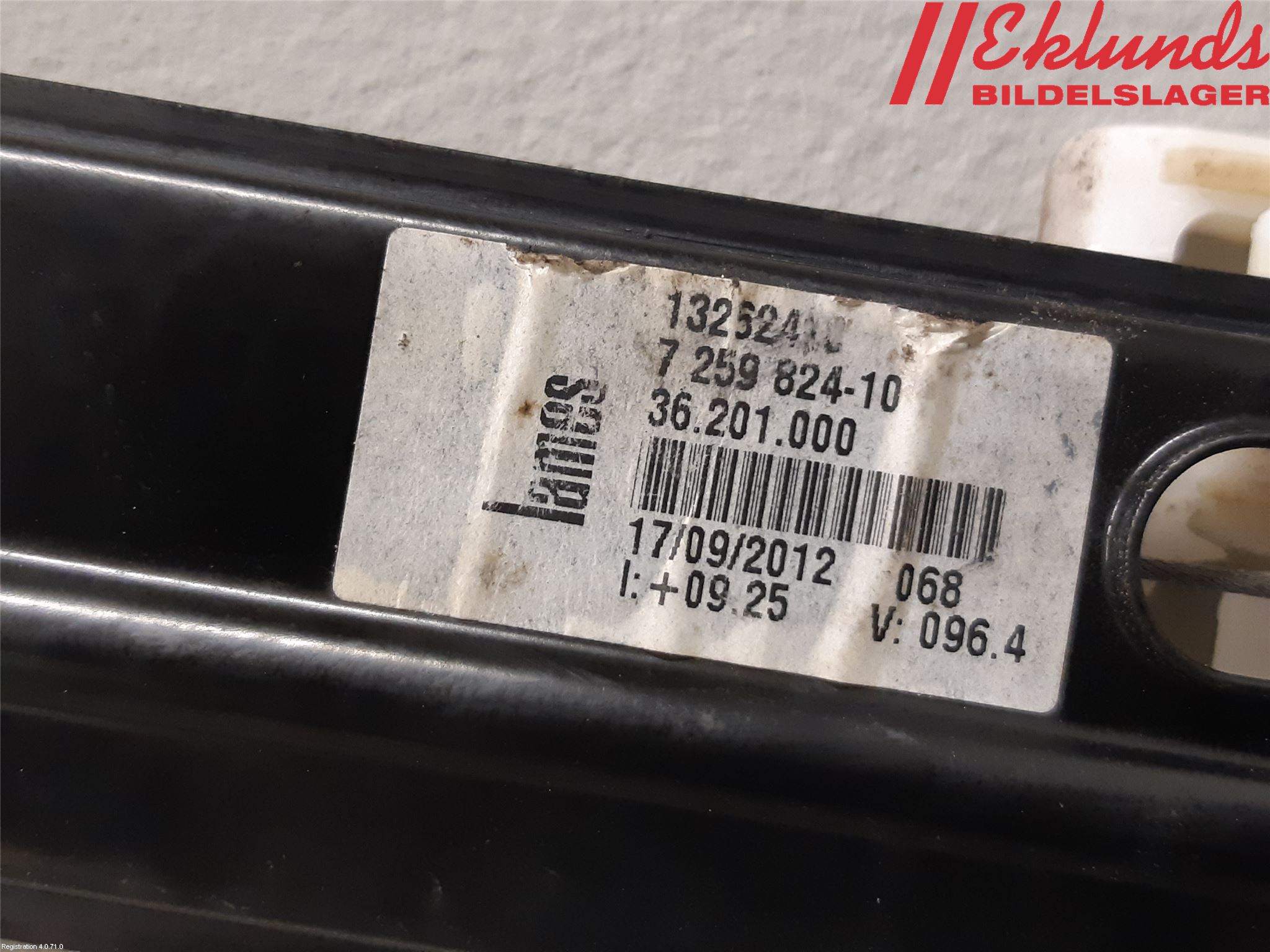 BMW 3 F30/F31/F80 12-19 Fönsterhiss El Kompl