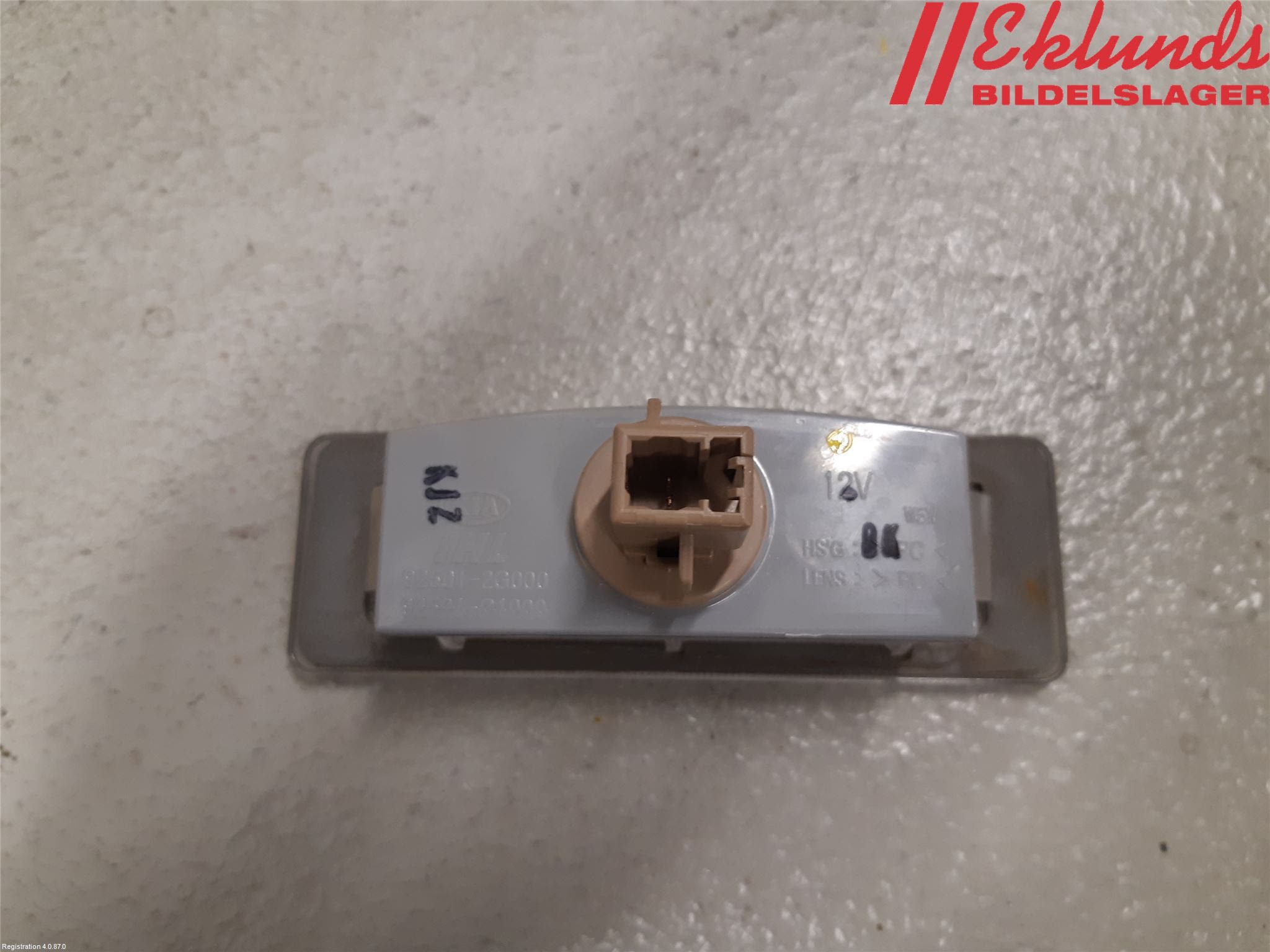 Kia SPORTAGE (QL) 16-21 Skylt Belysning