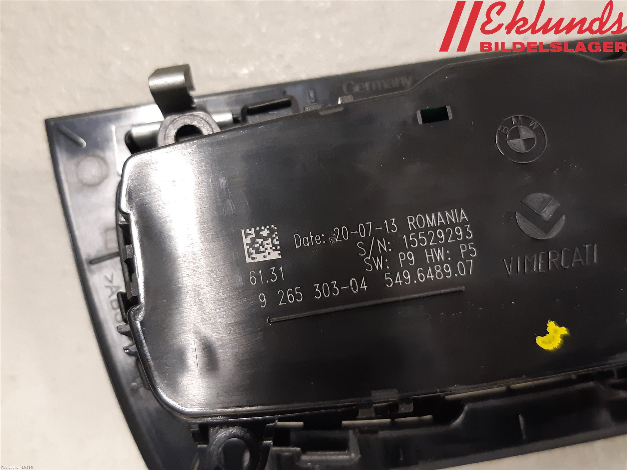 BMW 3 F30/F31/F80 12-19 Strömställare Ljus