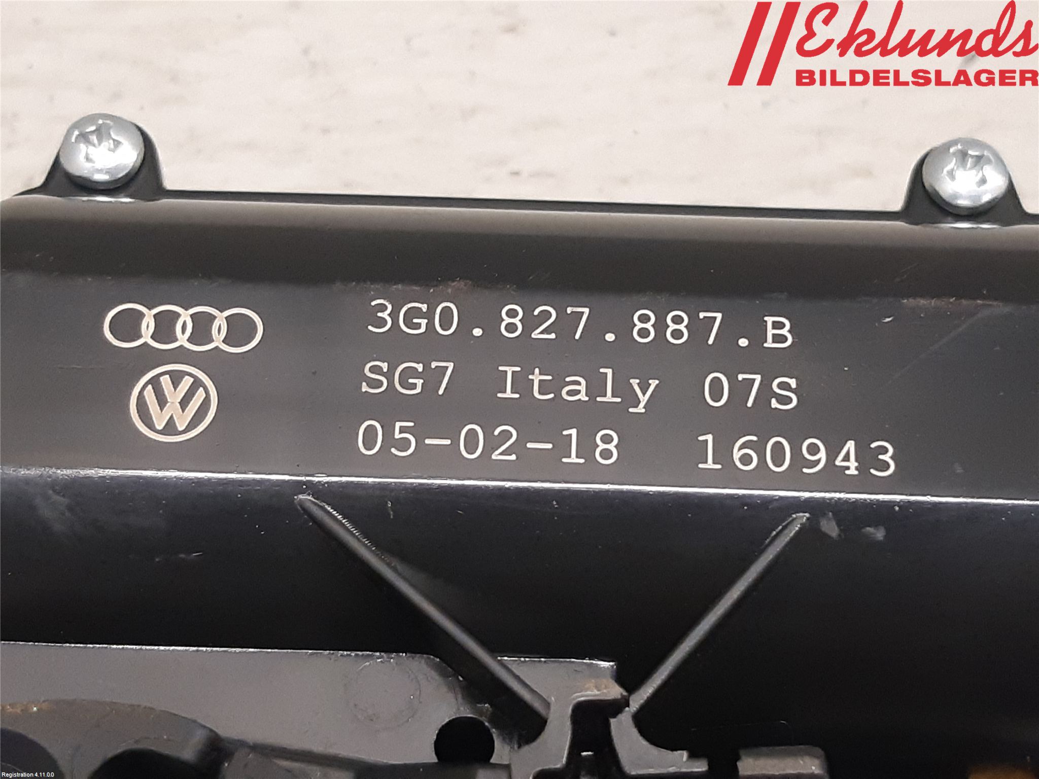 Volkswagen VW PASSAT 15-19 Bakluckeöppnare Automatisk