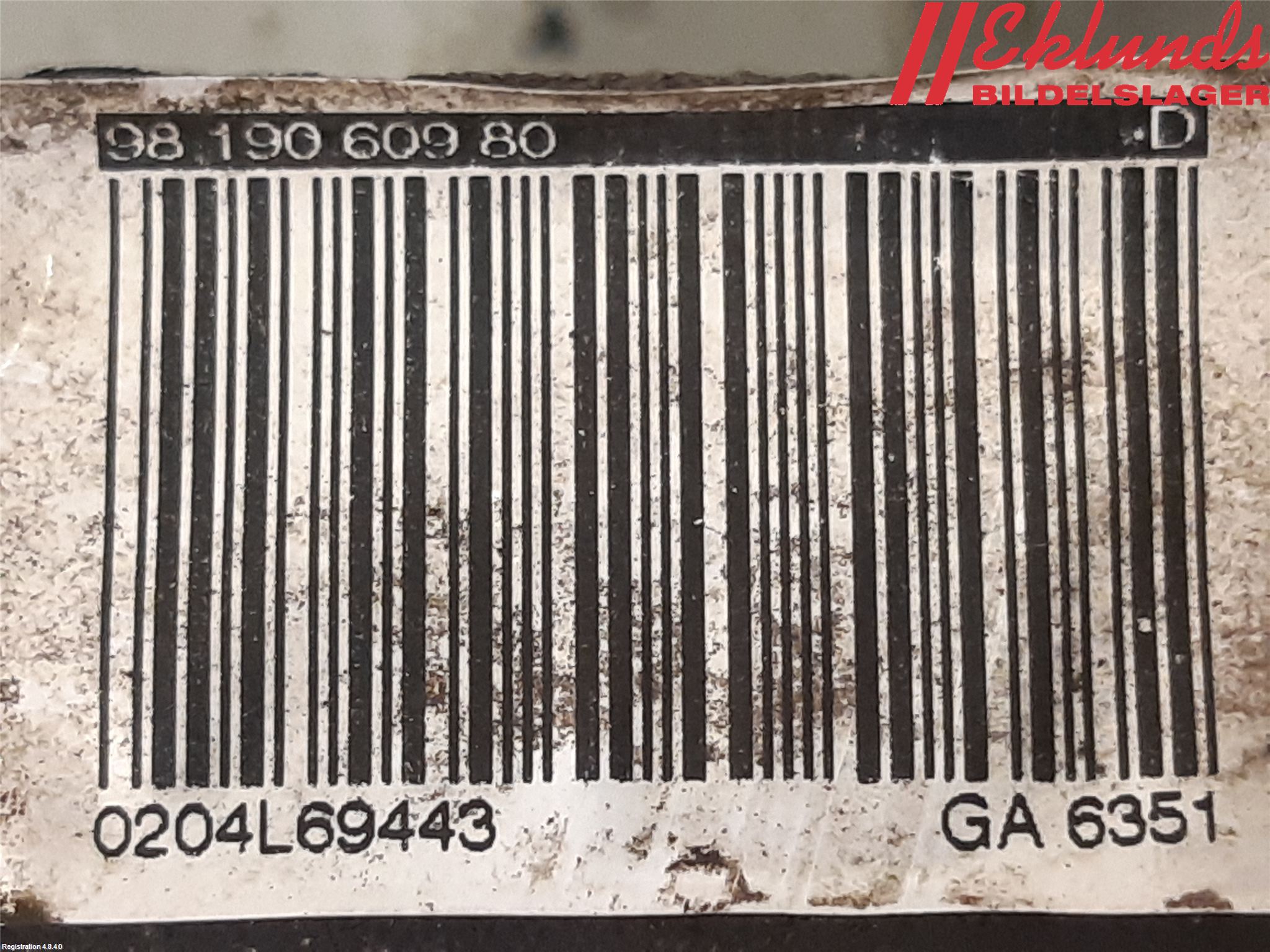 Citroen C4 SPACETOURER 19-22 Bromsok Bak Höger