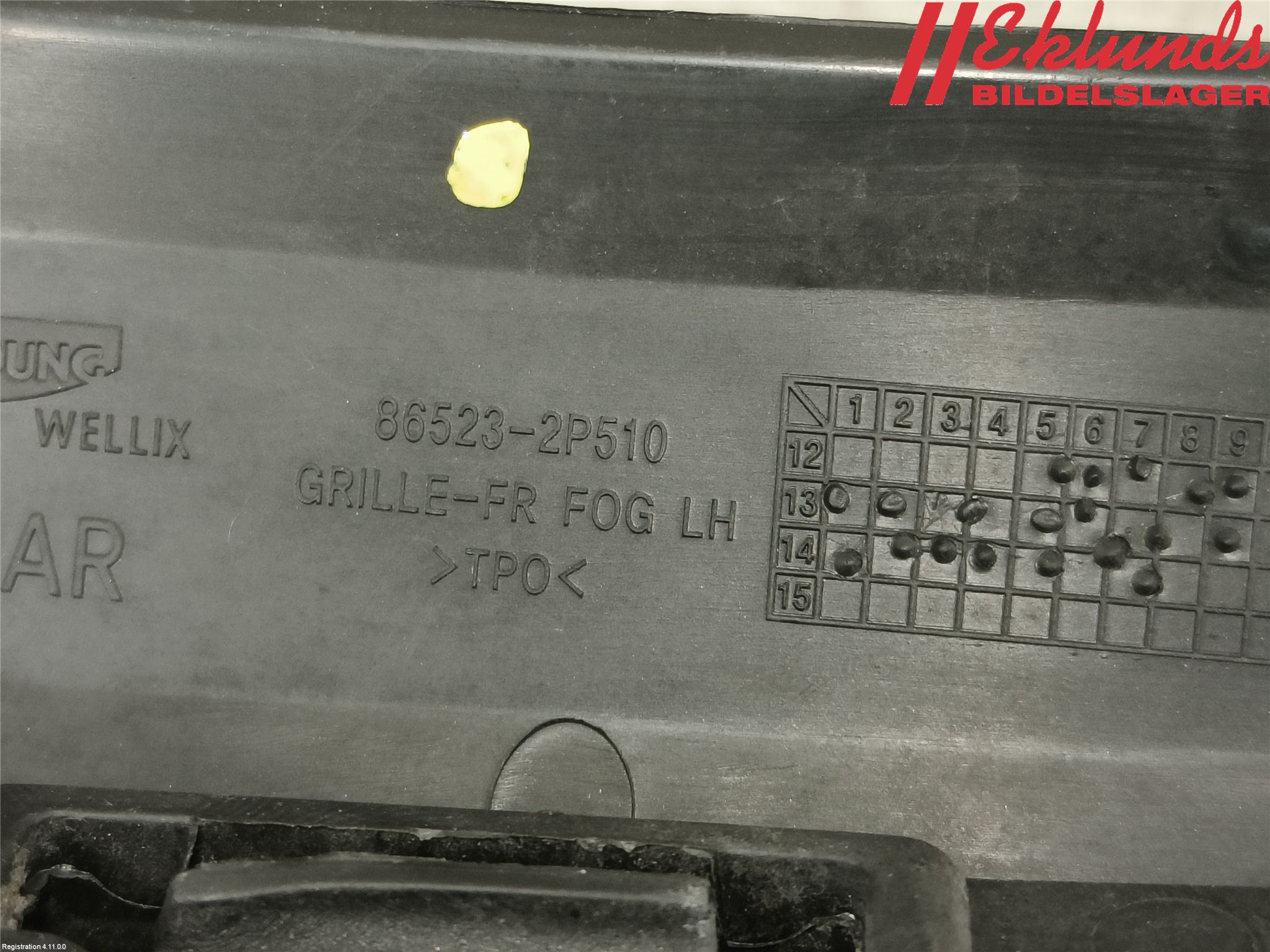 Kia SORENTO 10-14 Dimljussarg Fram