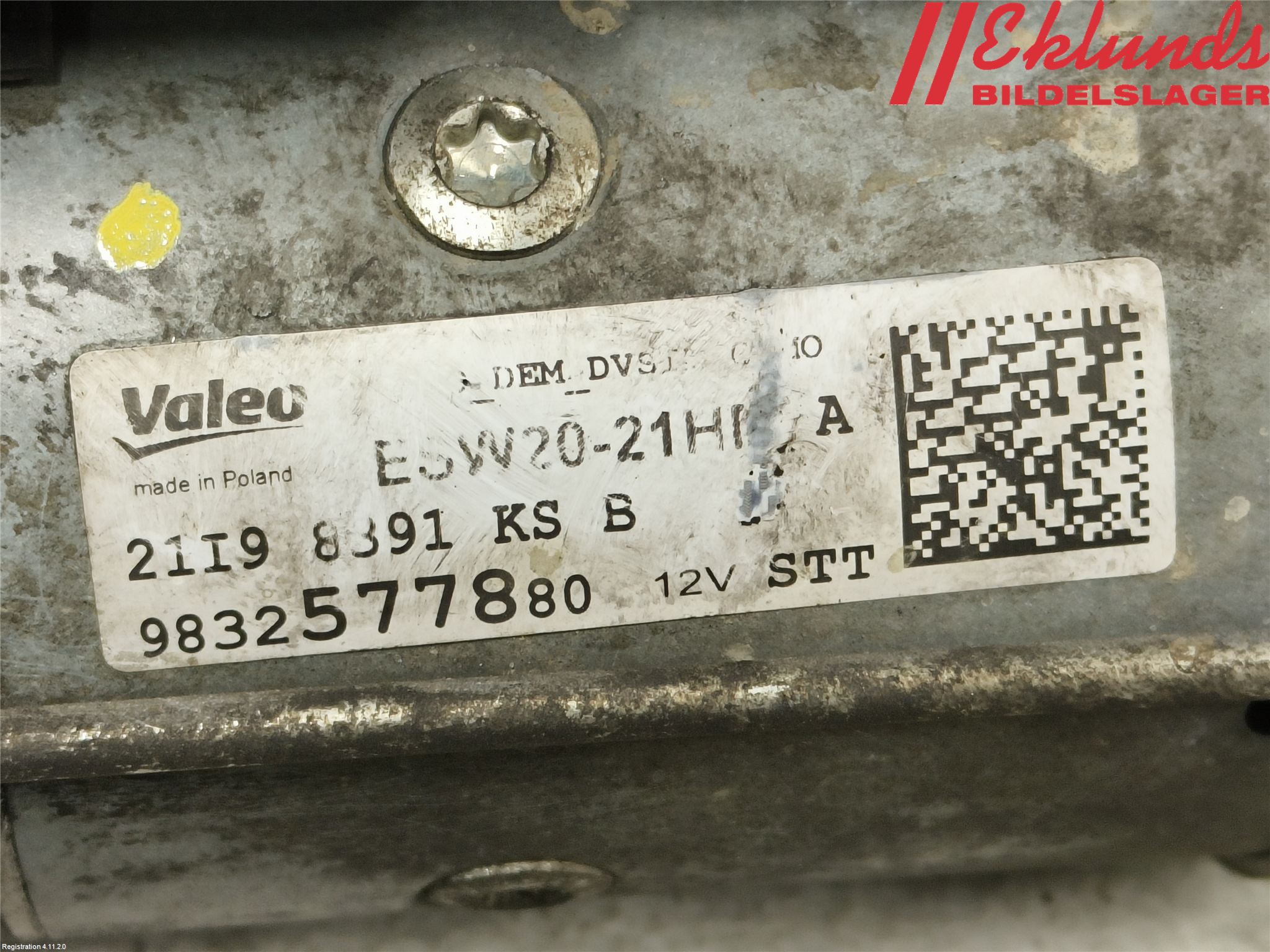 Peugeot PARTNER/E-PARTNER 19- Startmotor Diesel