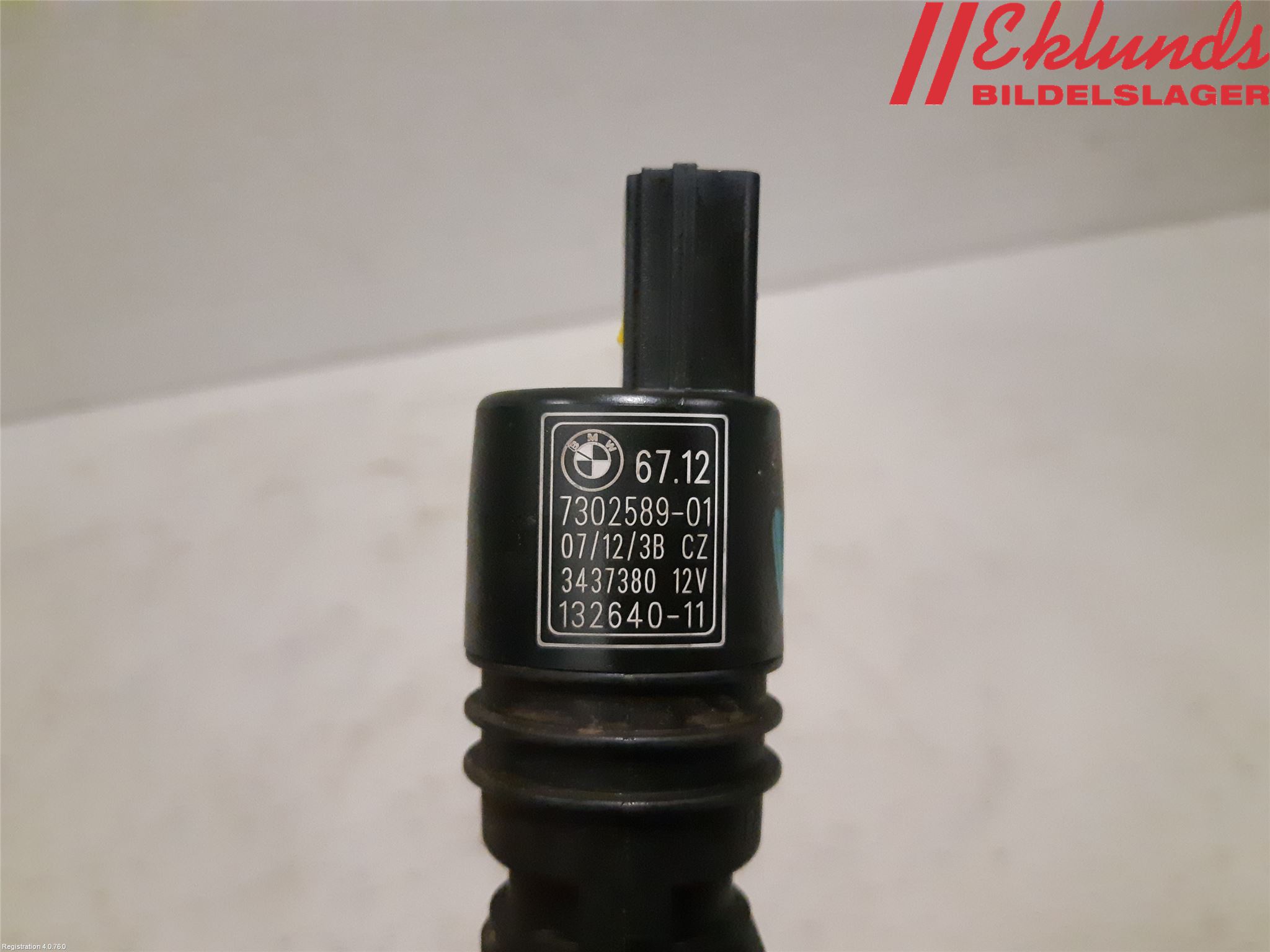 BMW X1 E84 10-15 Spolarpump Vindruta