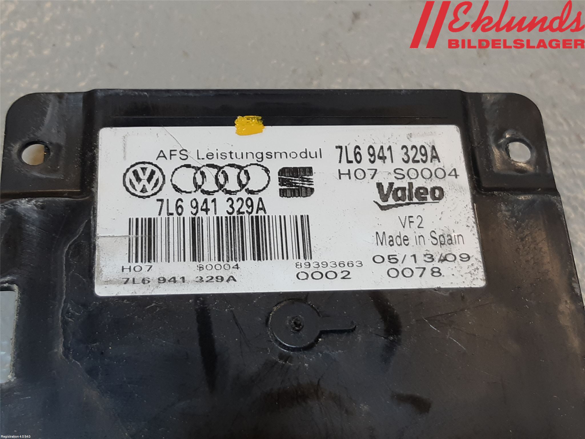 Volkswagen VW PASSAT 05-11 Styrenhet Strålkastare