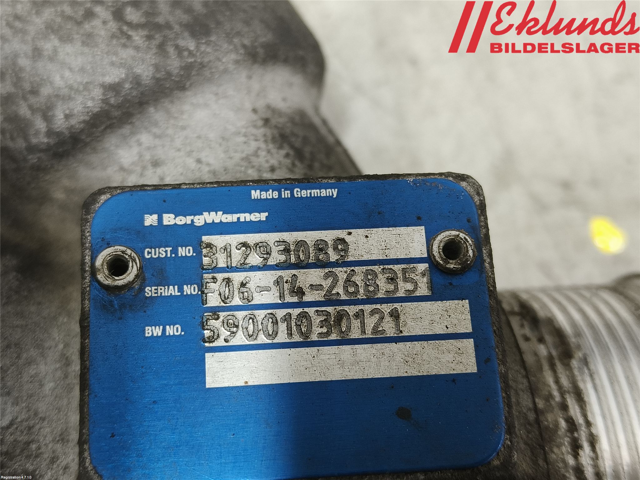 Volvo V70 14-16 Wastegateventil