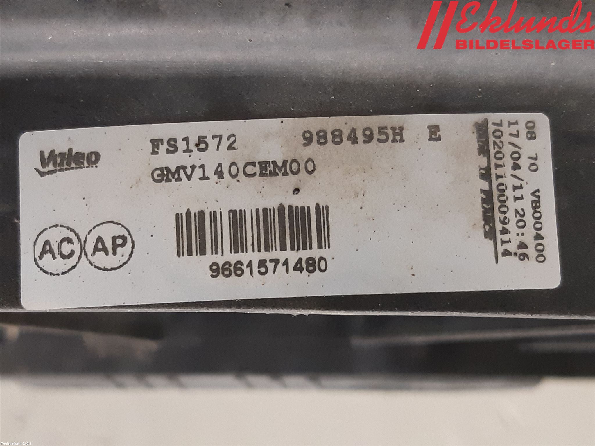 Citroen C4 II 11-18 Kylfläkt El