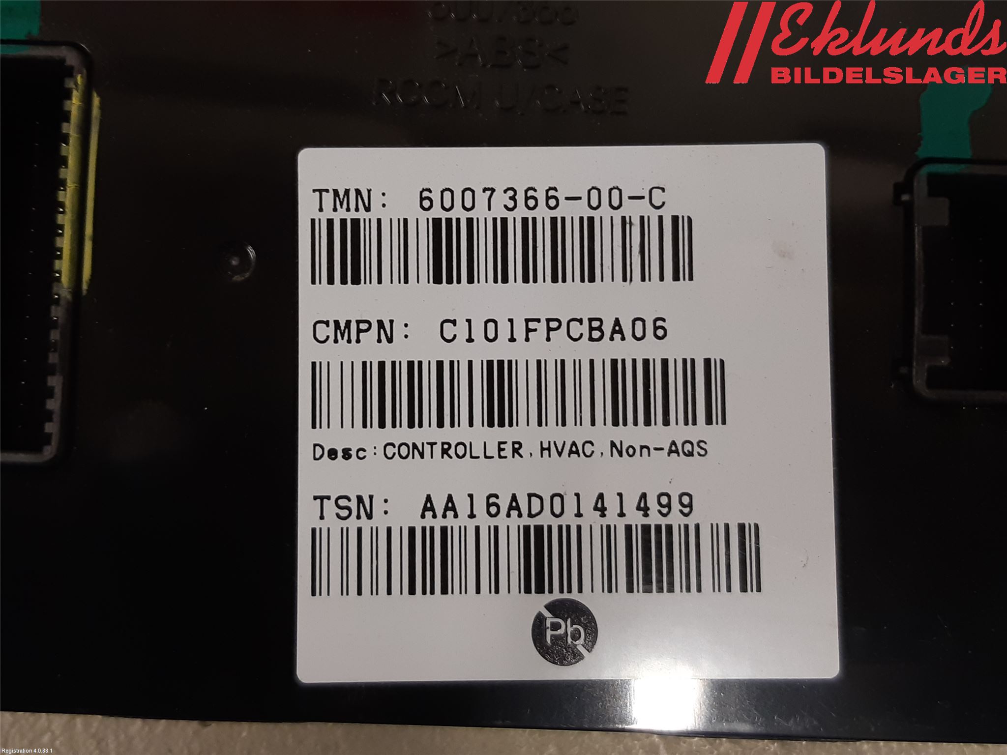 Tesla MODEL S 13- Styrenhet Övrigt