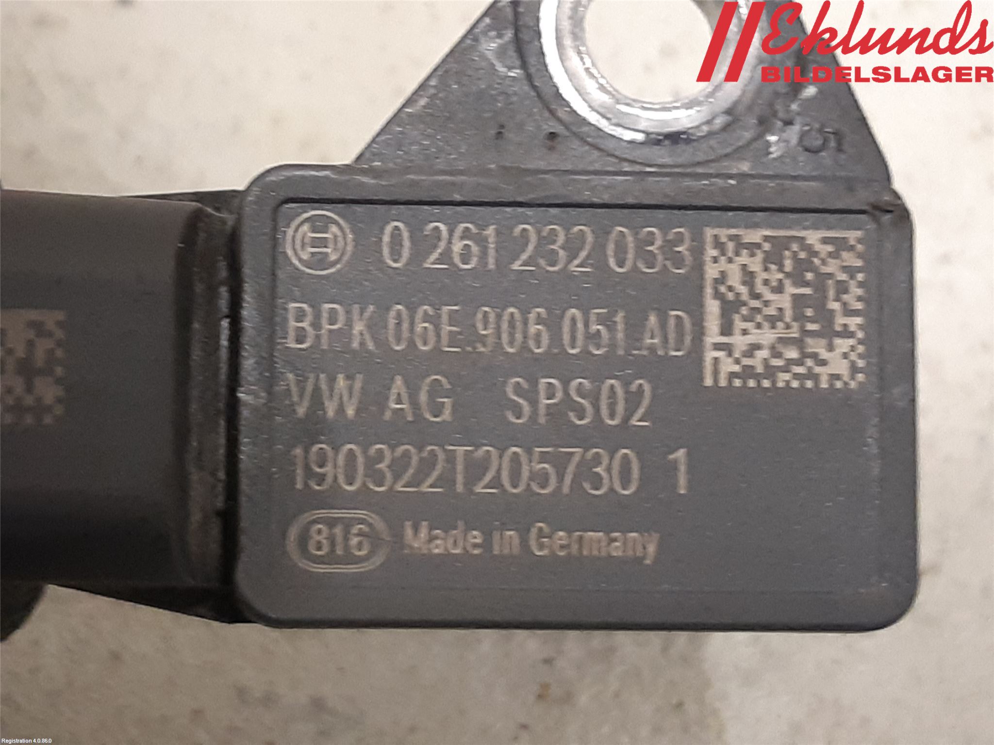 Audi Q7/SQ7 Givare Laddluftstryck