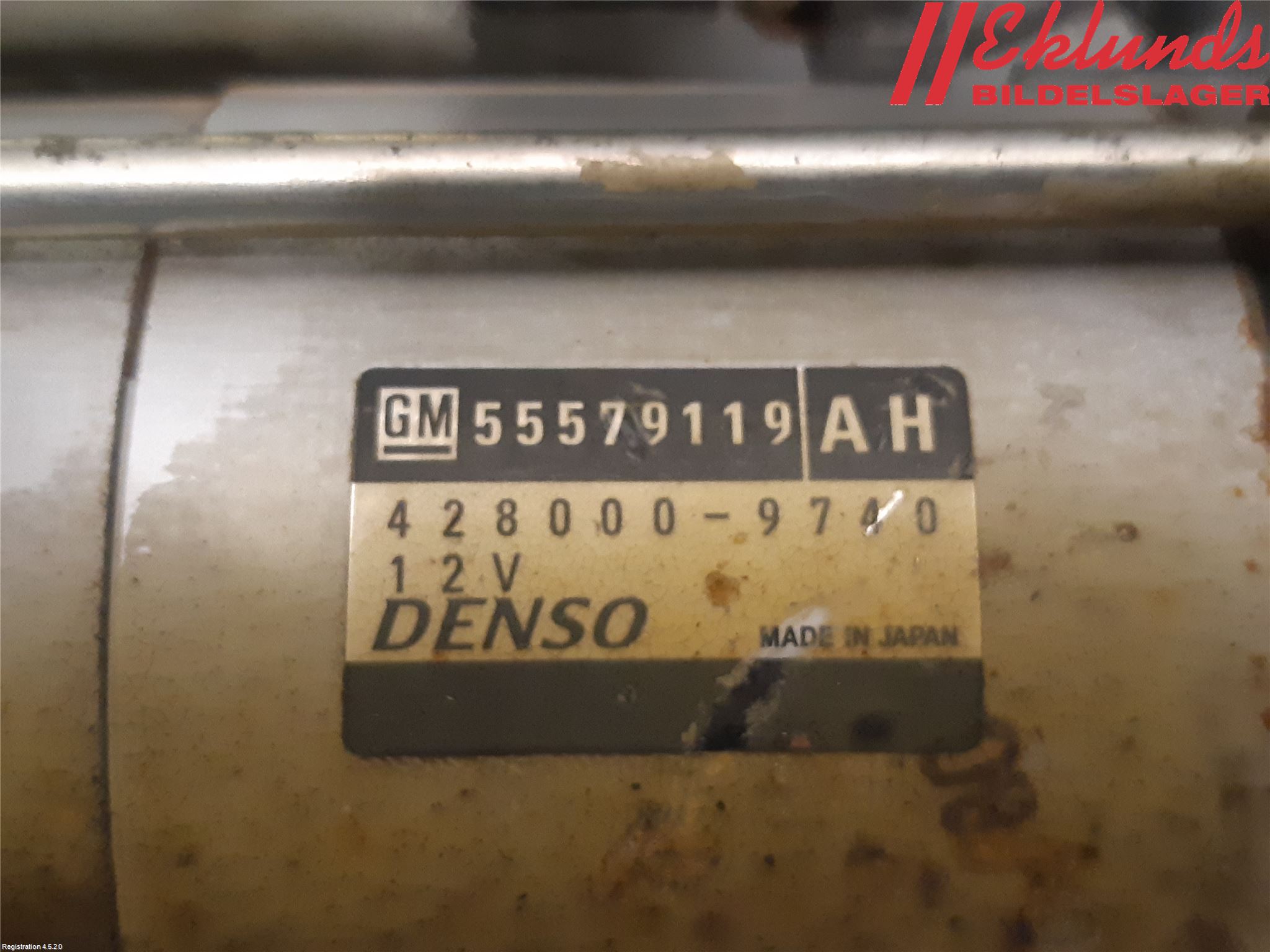 Opel INSIGNIA 17- Startmotor Diesel