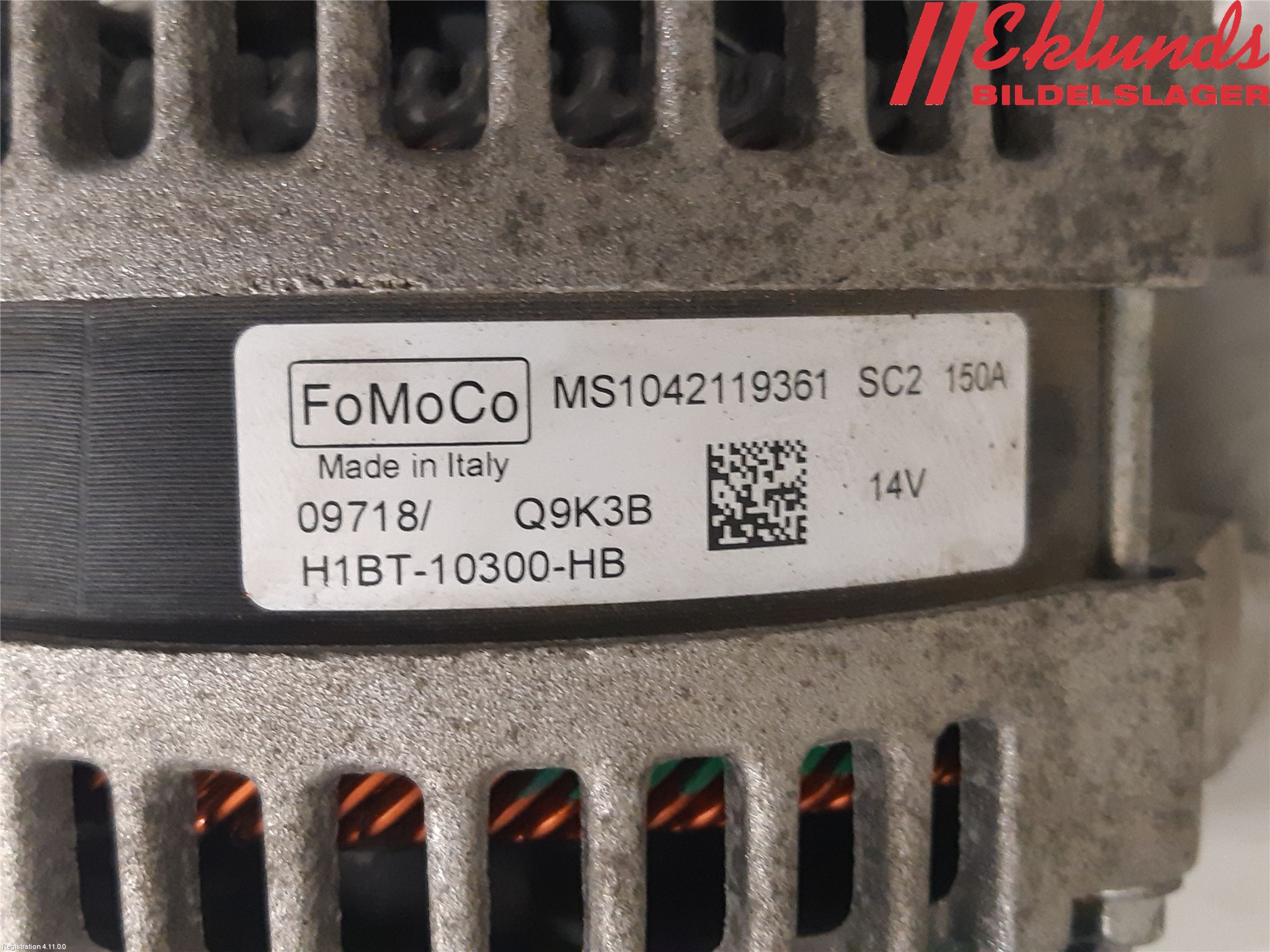 Ford FIESTA (VII) 18-23 Generator