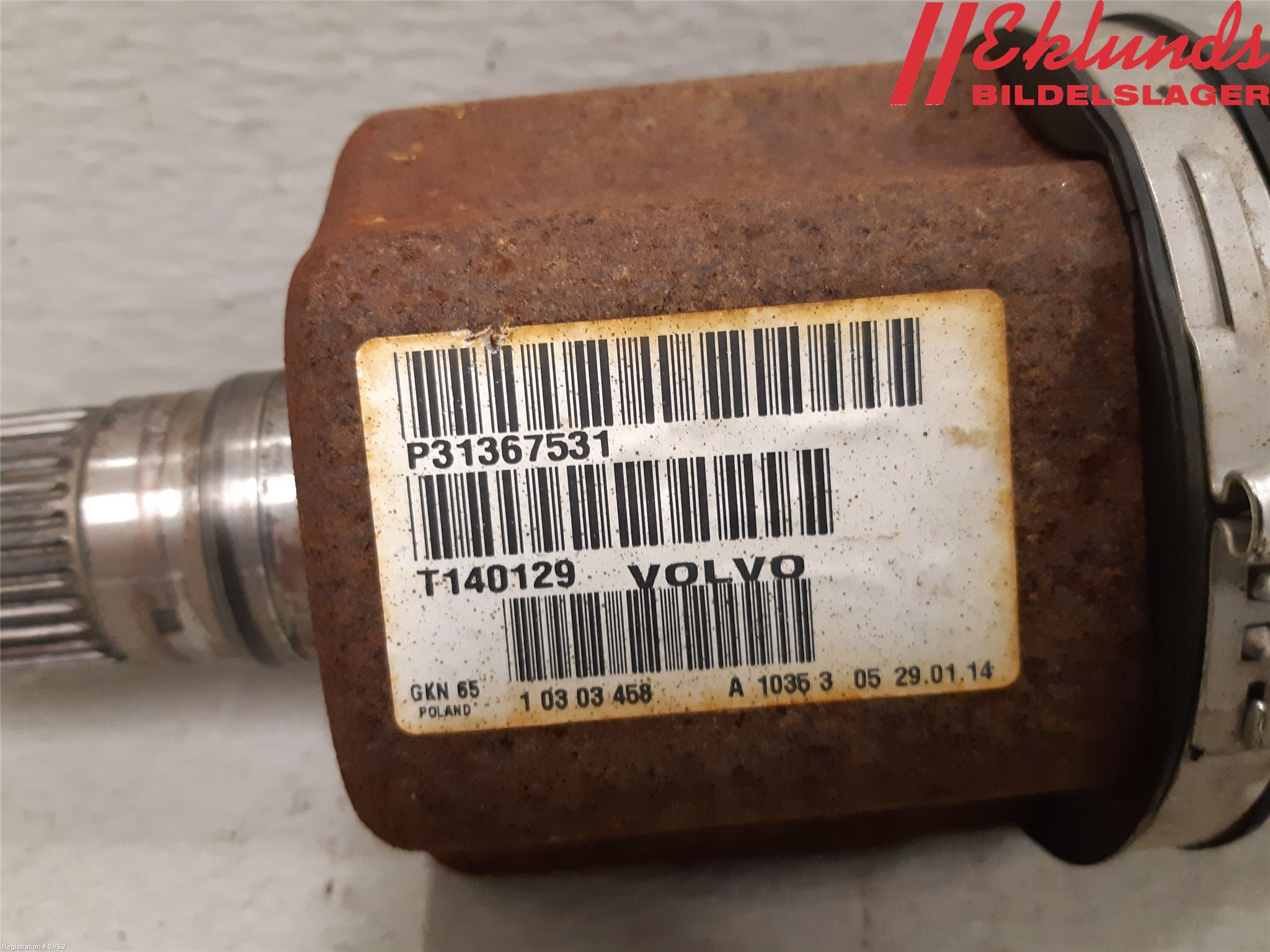 Volvo V60 11-13 Drivaxel Fram Vänster