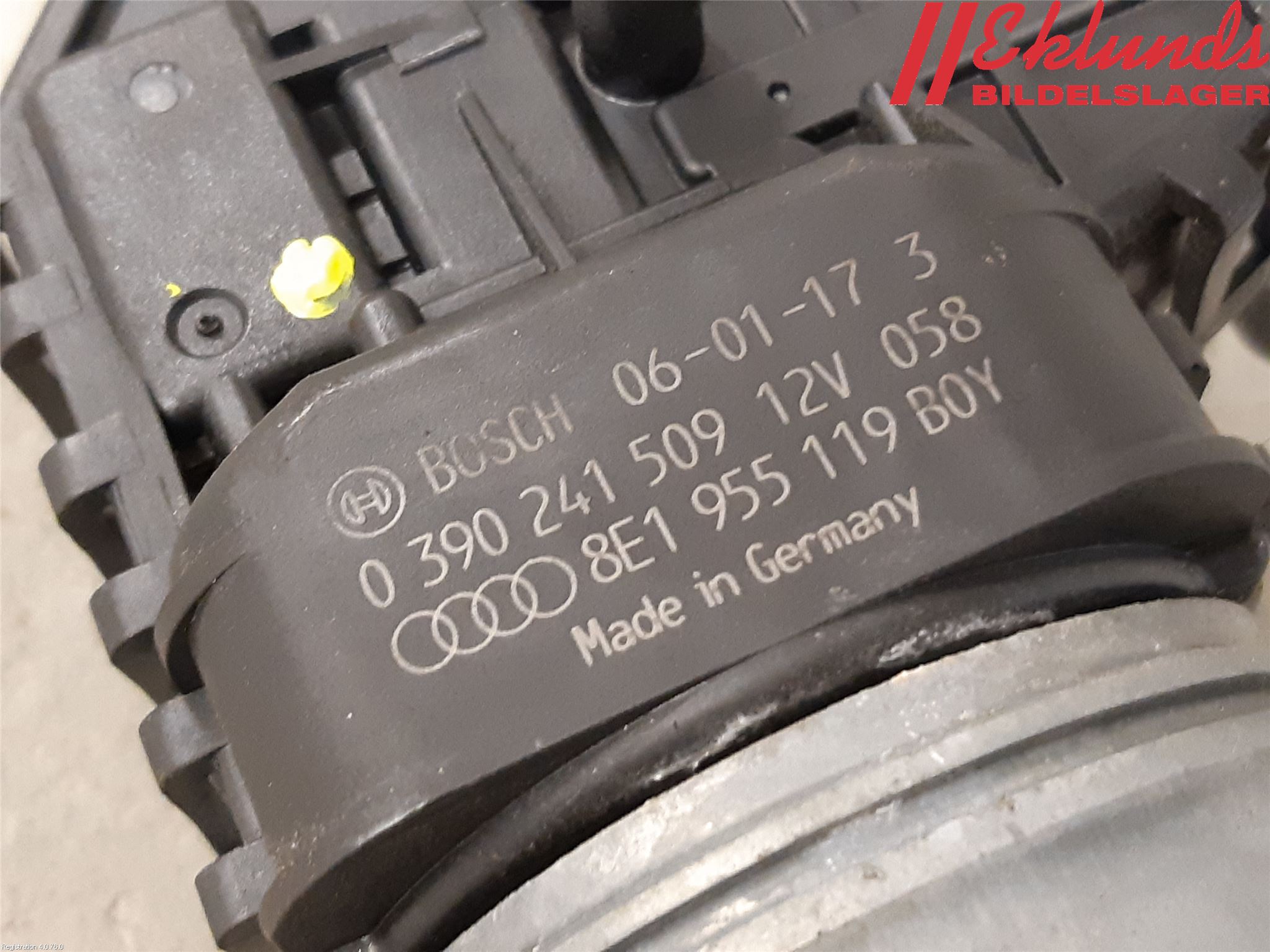 Audi A4/S4 05-07 Torkarmotor Vindruta