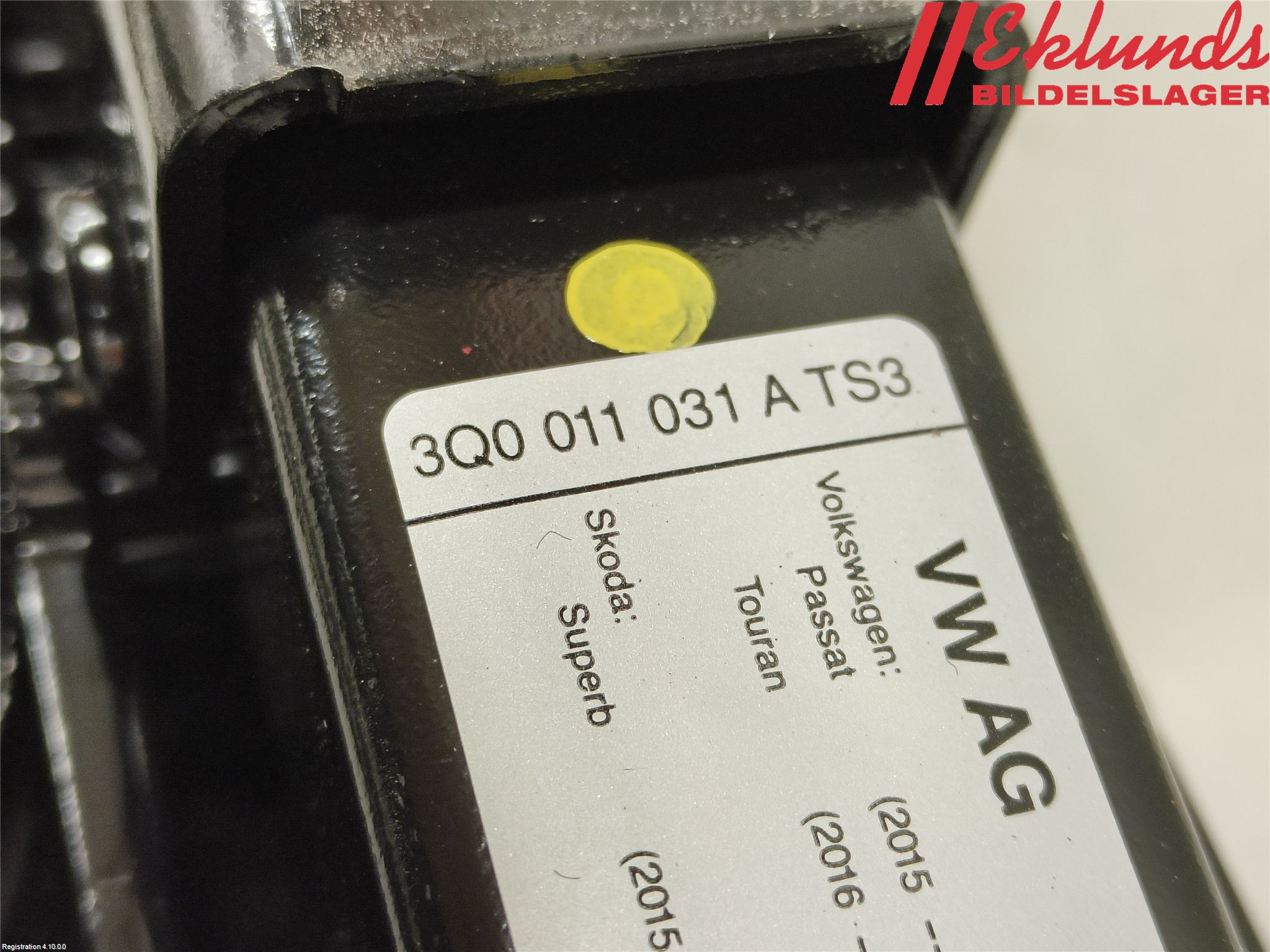 Volkswagen VW PASSAT 15-19 Domkraft