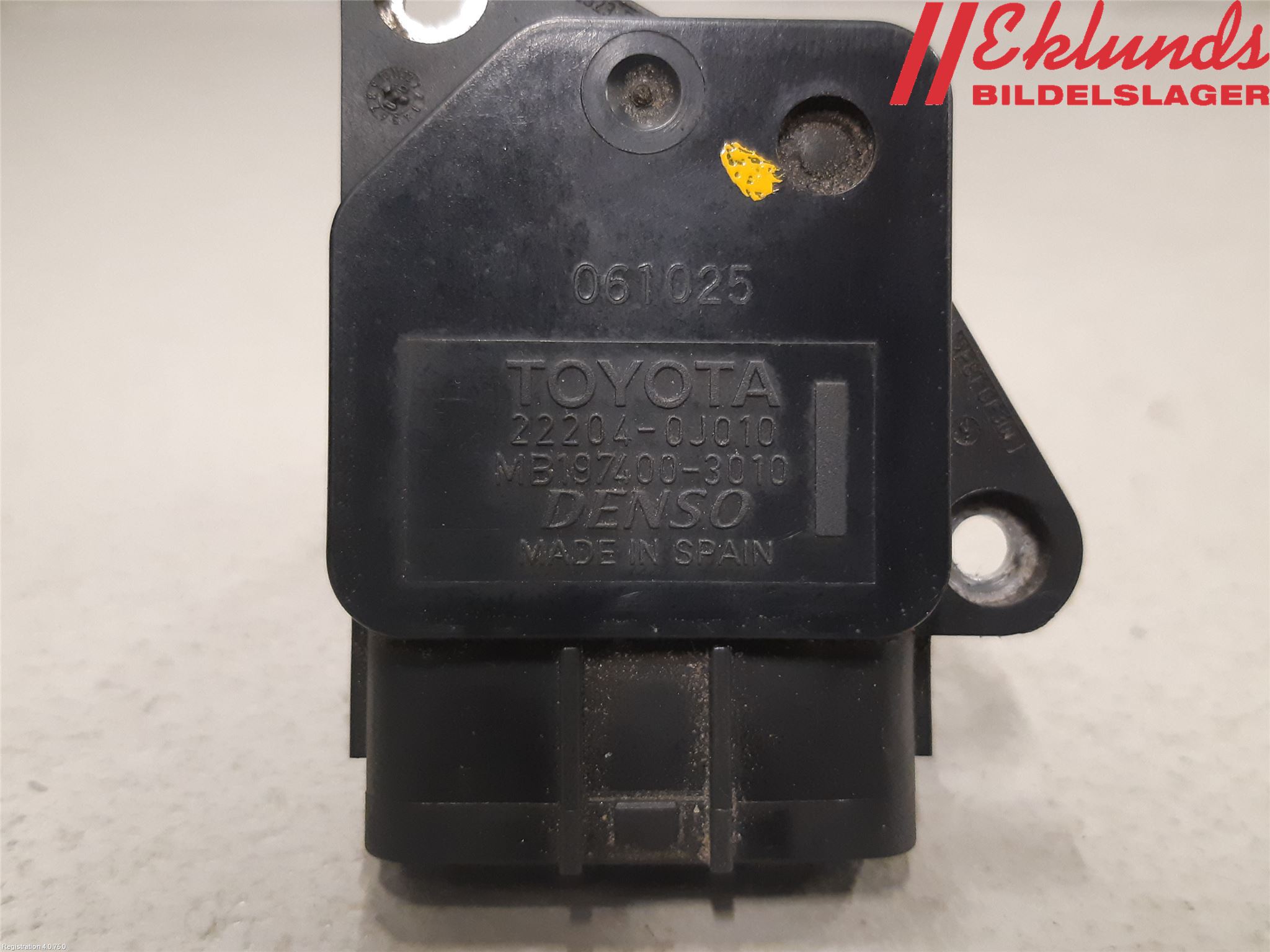 Toyota COROLLA VERSO 04-07 Injluftmassamätare