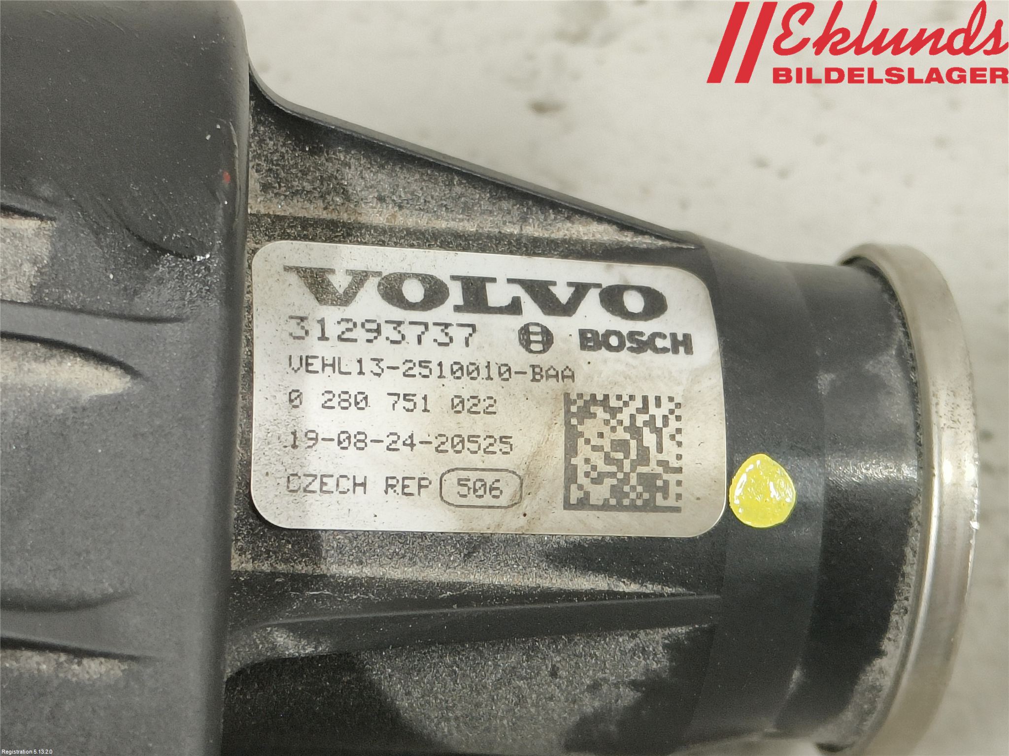 Volvo XC40/RECHARGE 18- Inj Virvelspjäll Ställmotor