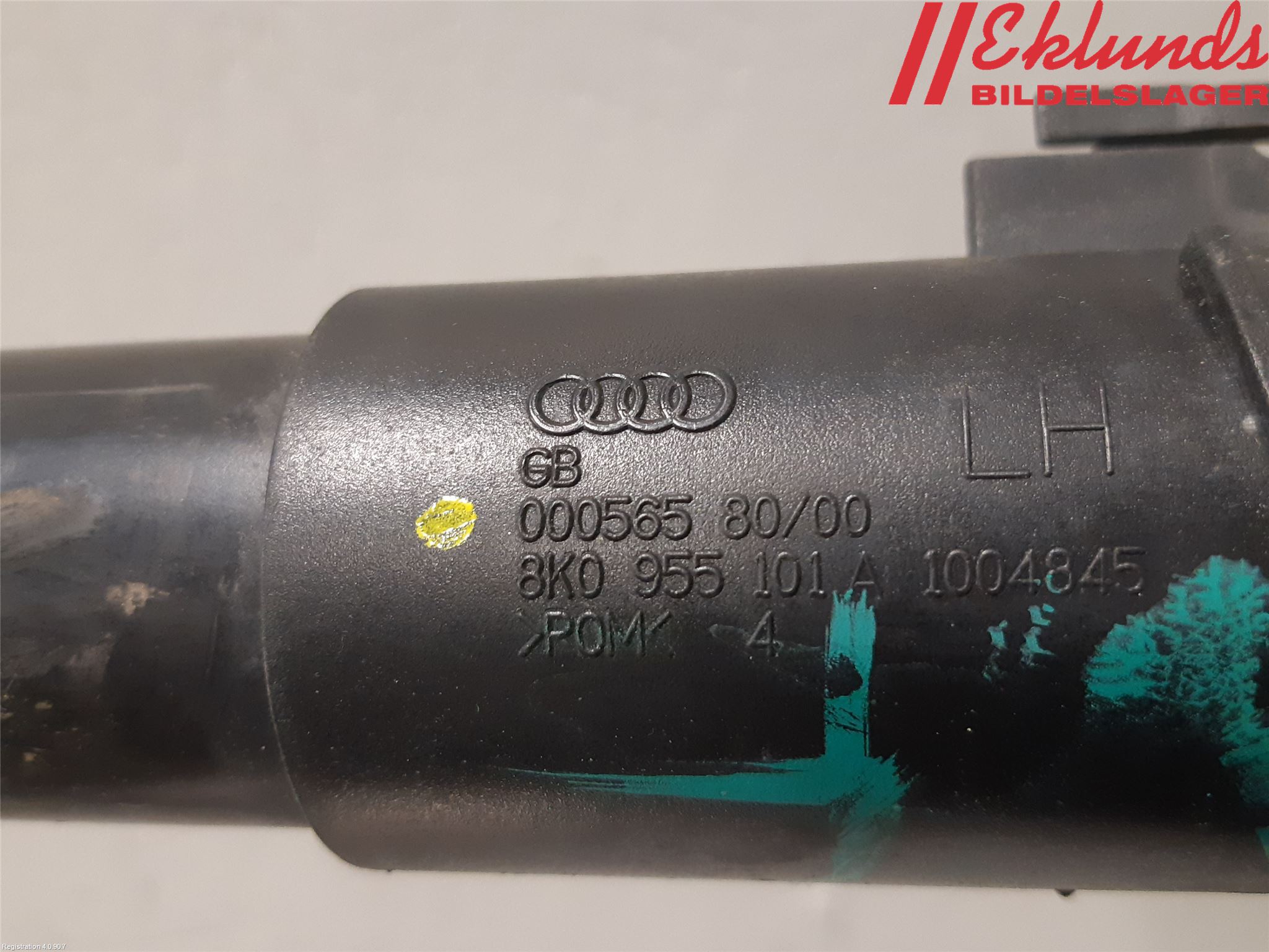 Audi A4/S4 08-11 Spolarmunstycke Strålkastare
