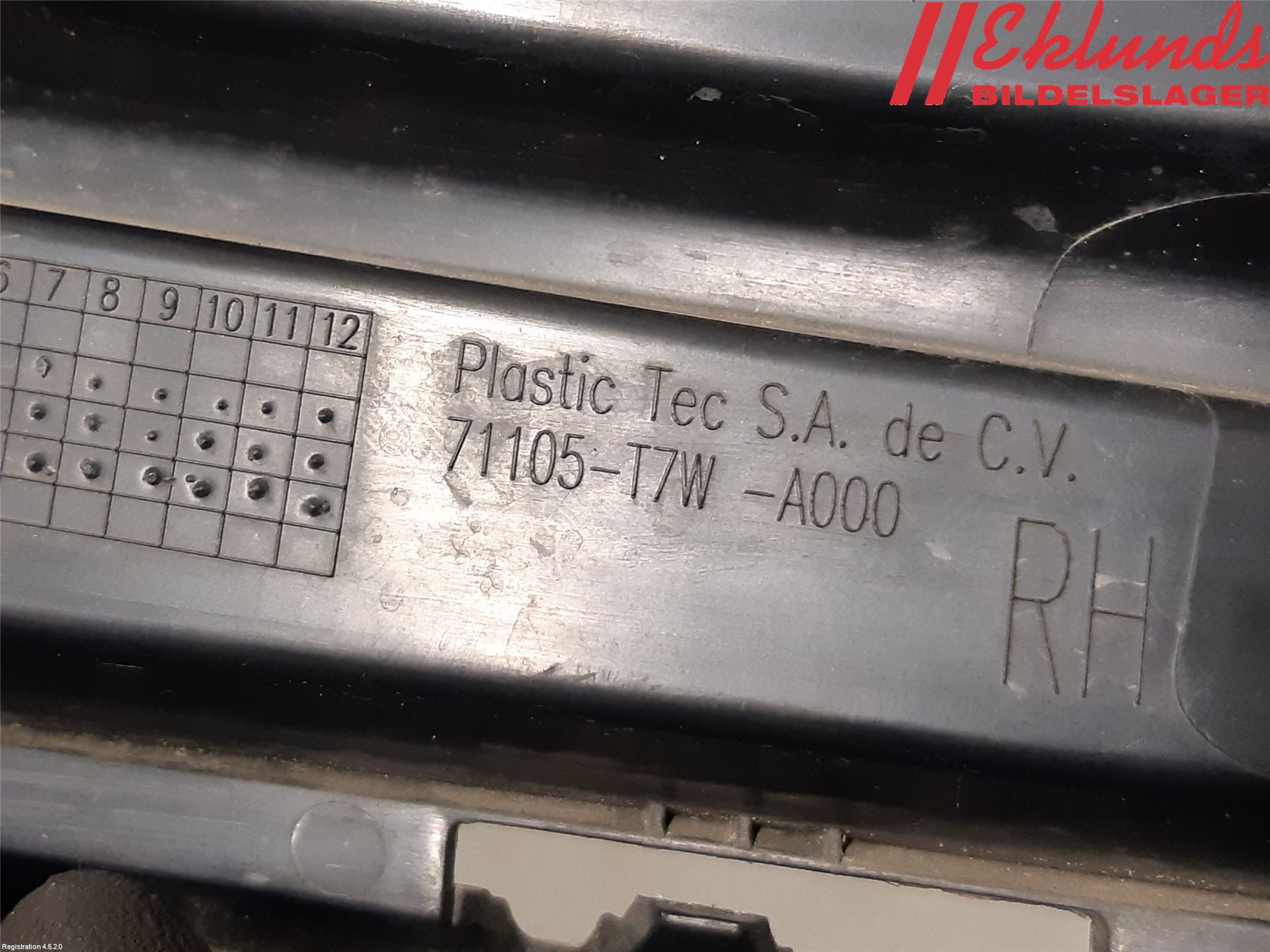 Honda HR-V 15-21 Stöt Utfyllnad-List-Grill