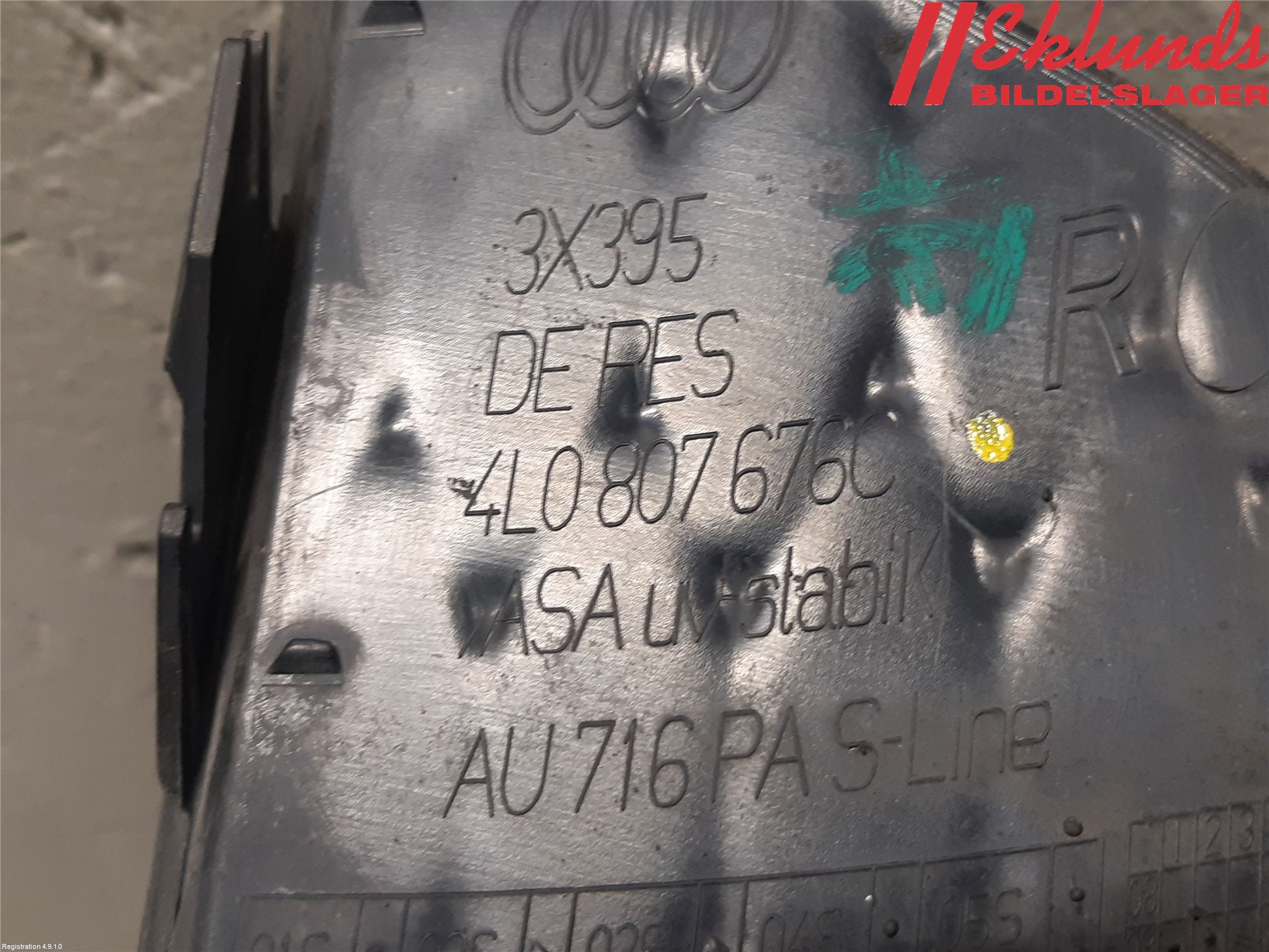 Audi Q7/SQ7 Dimljussarg Fram