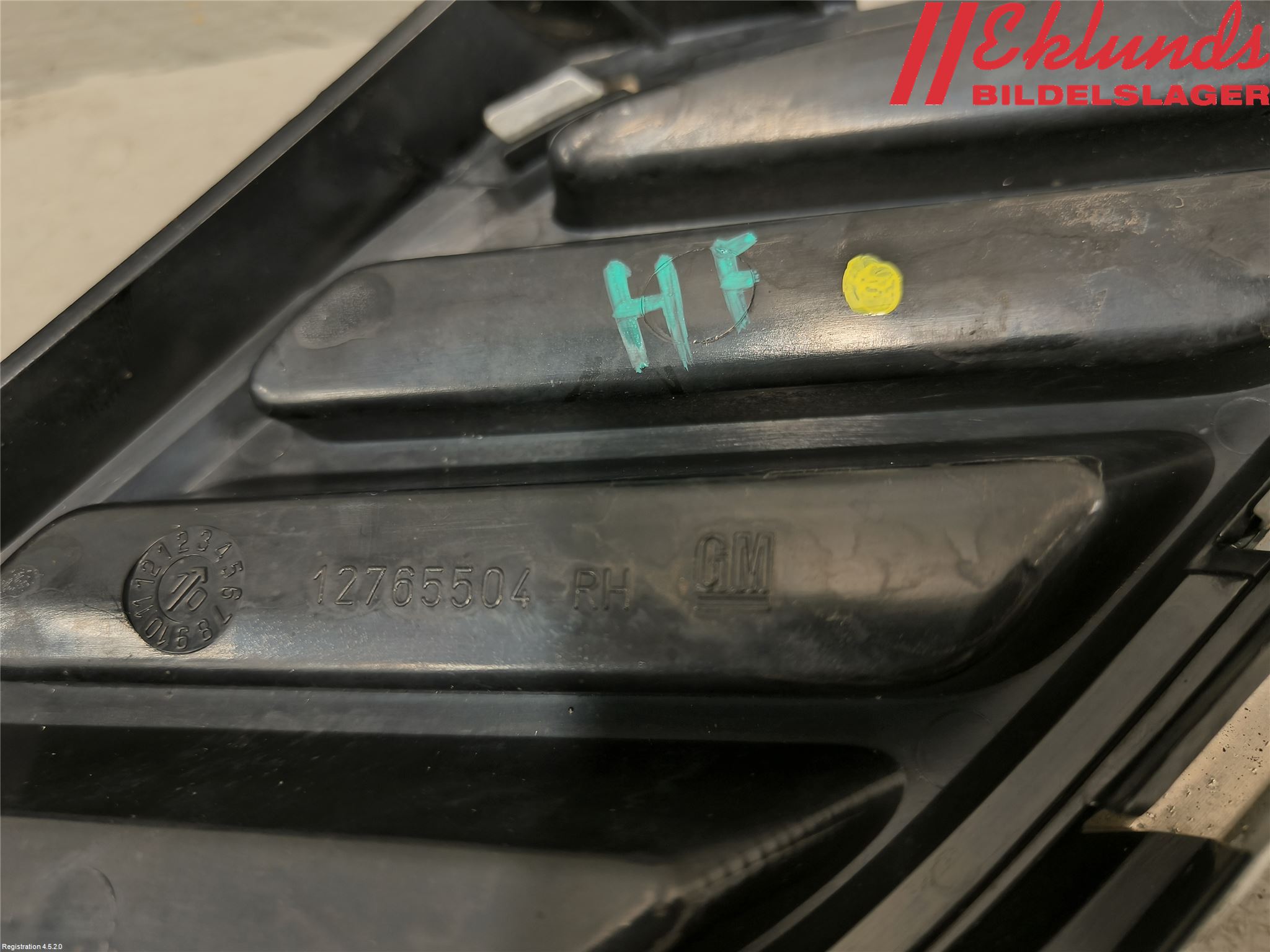Saab 9-3 VER2/VER3 08-15 Grilldel Höger