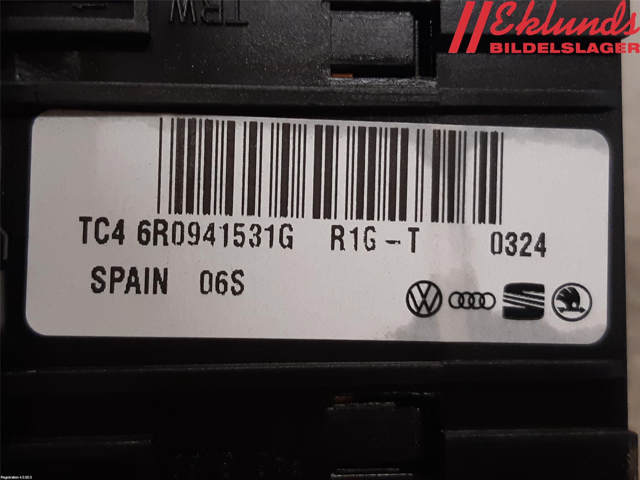 Volkswagen VW POLO 10-17 Strömställare Ljus