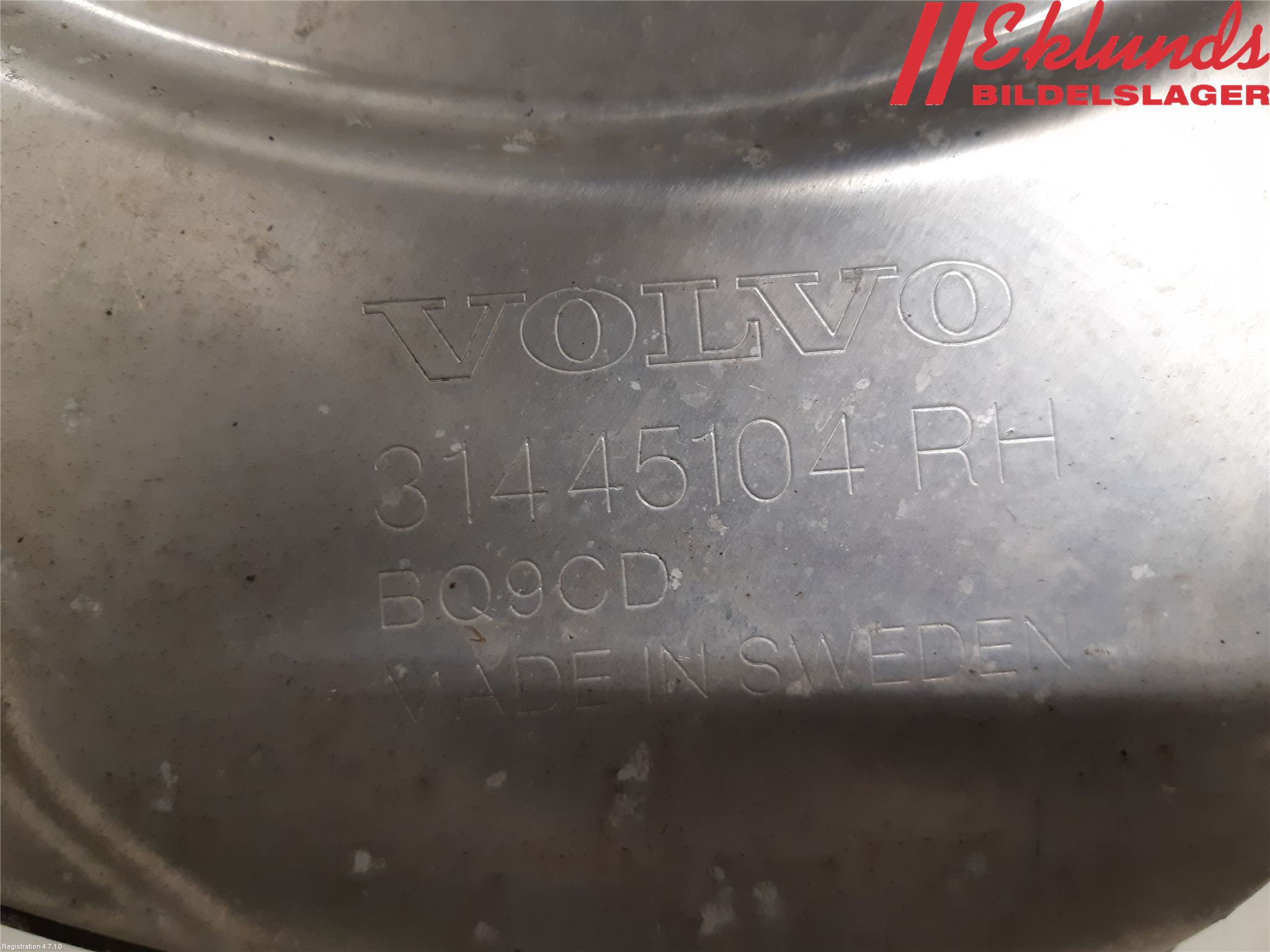 Volvo XC90/RECHARGE 16- Bromssköld Bak