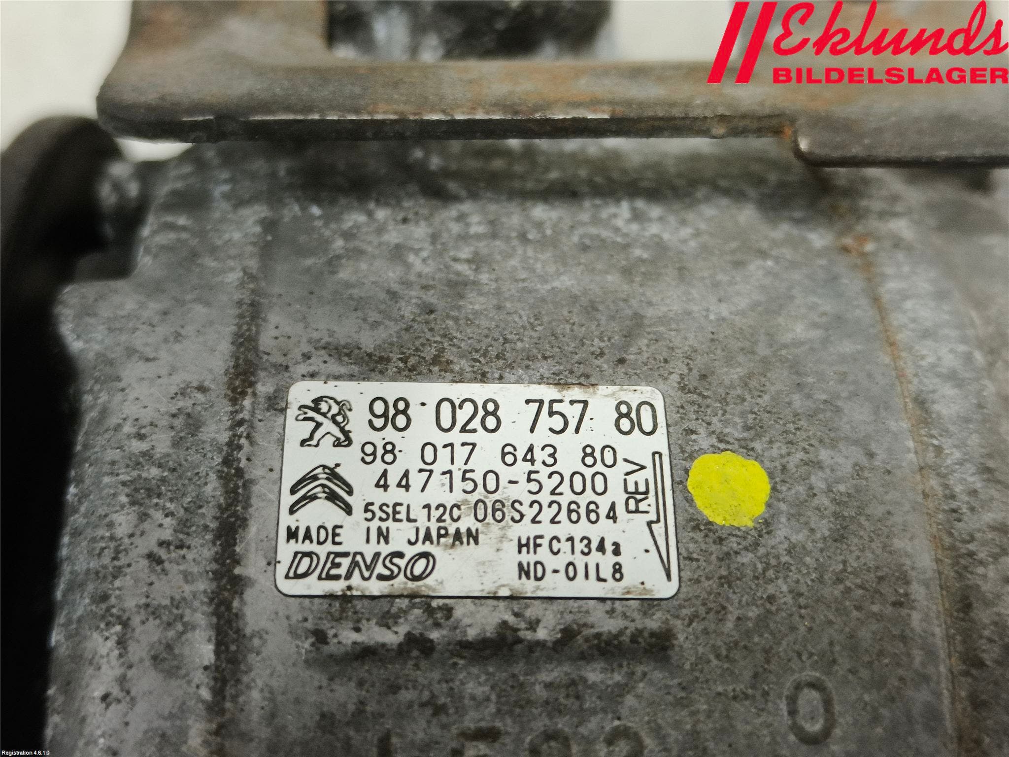 Peugeot PARTNER 16-18 Ac Kompressor