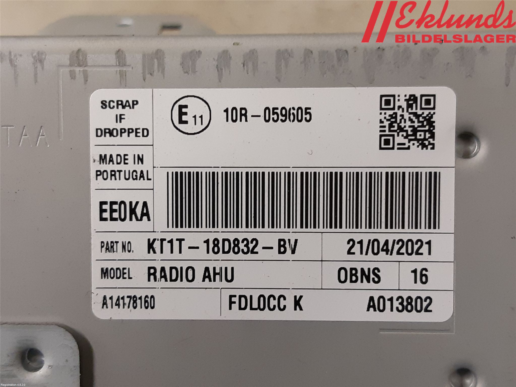 Ford TRANSIT/TOURNEO CONNECT 13-22 Cd Radio - Multimediapanel