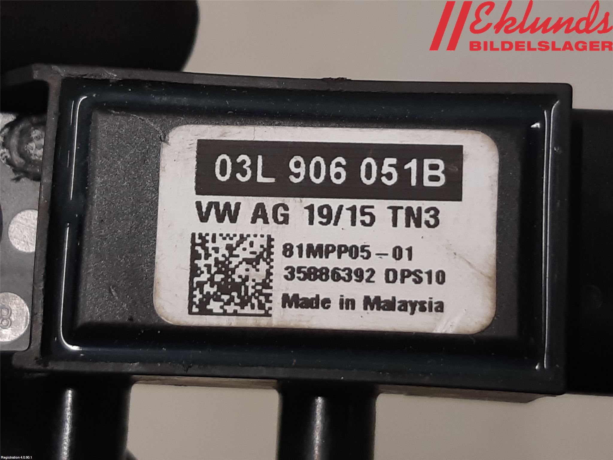 Volkswagen VW PASSAT 15-19 Givare Temp-Tryck Avgas