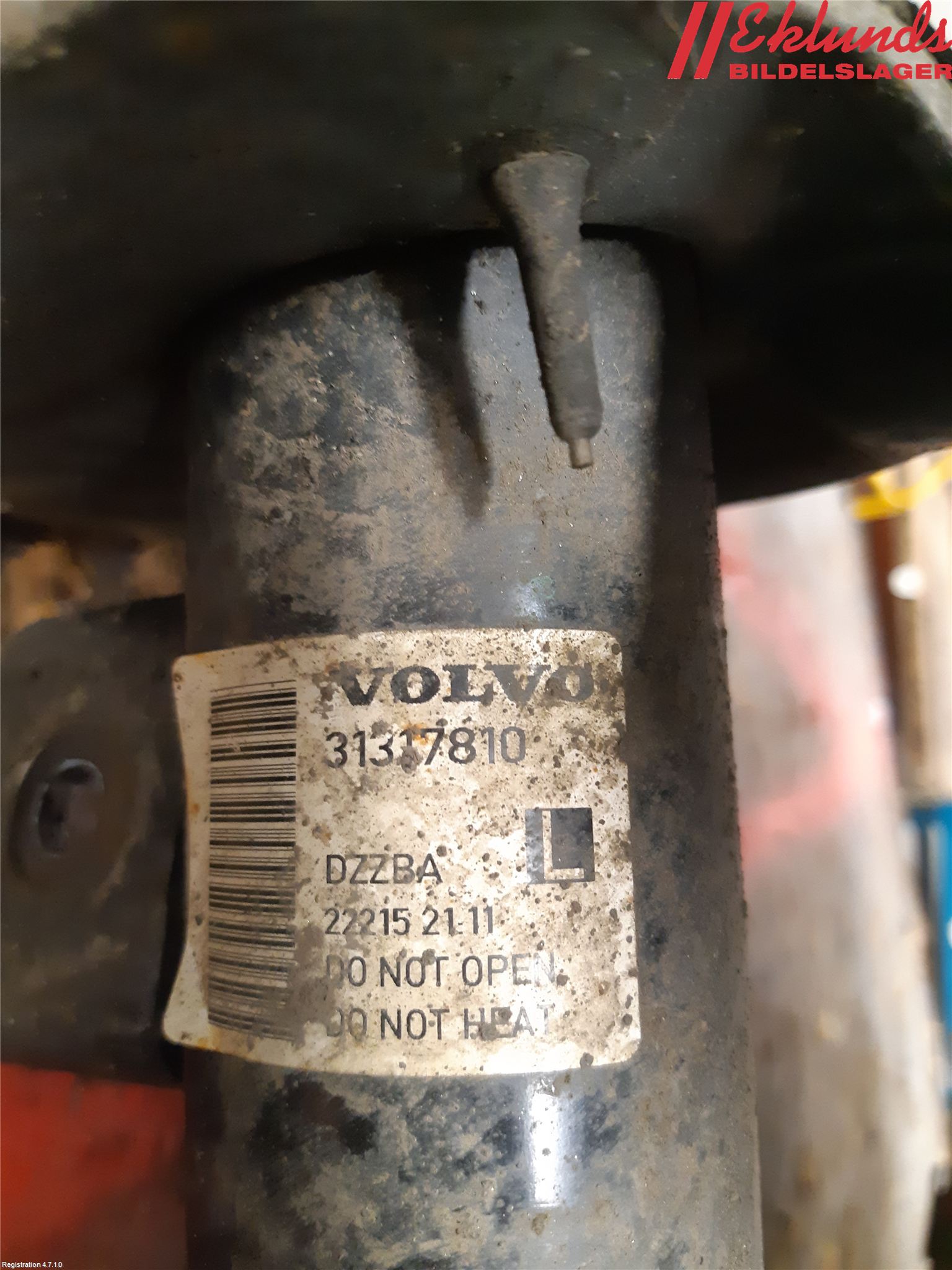 Volvo V70 14-16 Fjäderben Fram Vänster