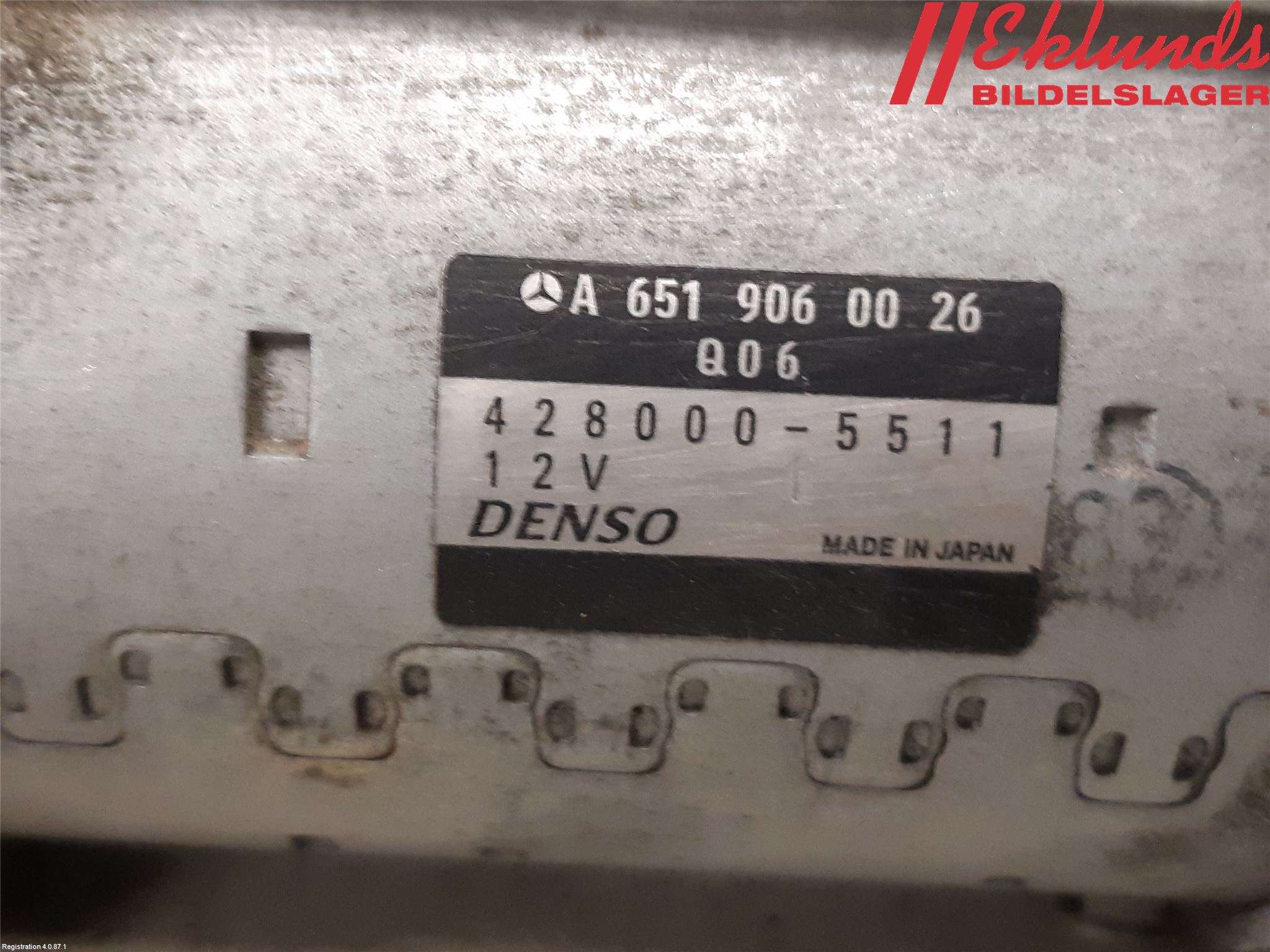 Mercedes-Benz MB SPRINTER (W907/W910) 19- Startmotor Diesel