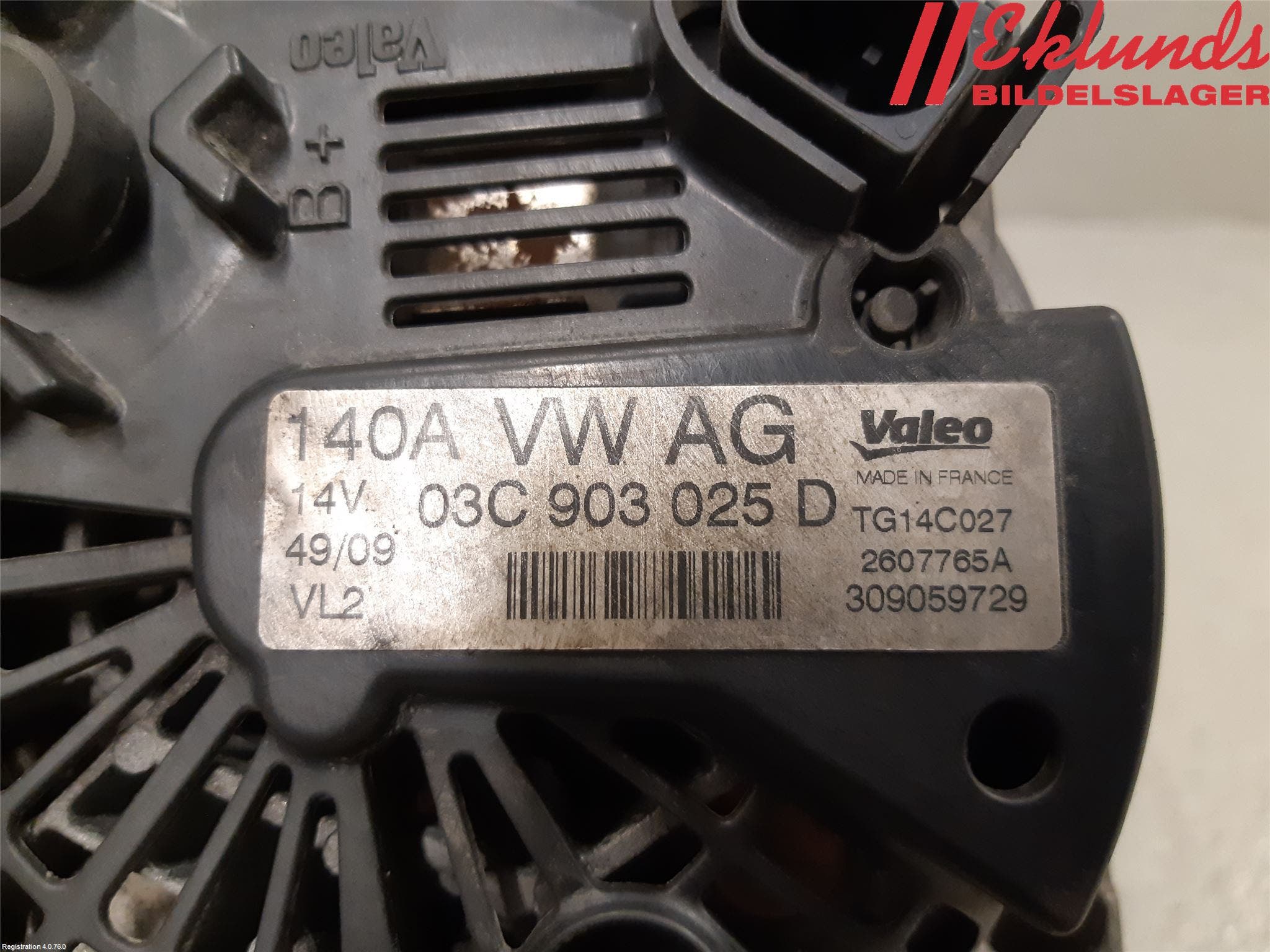 Volkswagen VW PASSAT 05-11 Generator