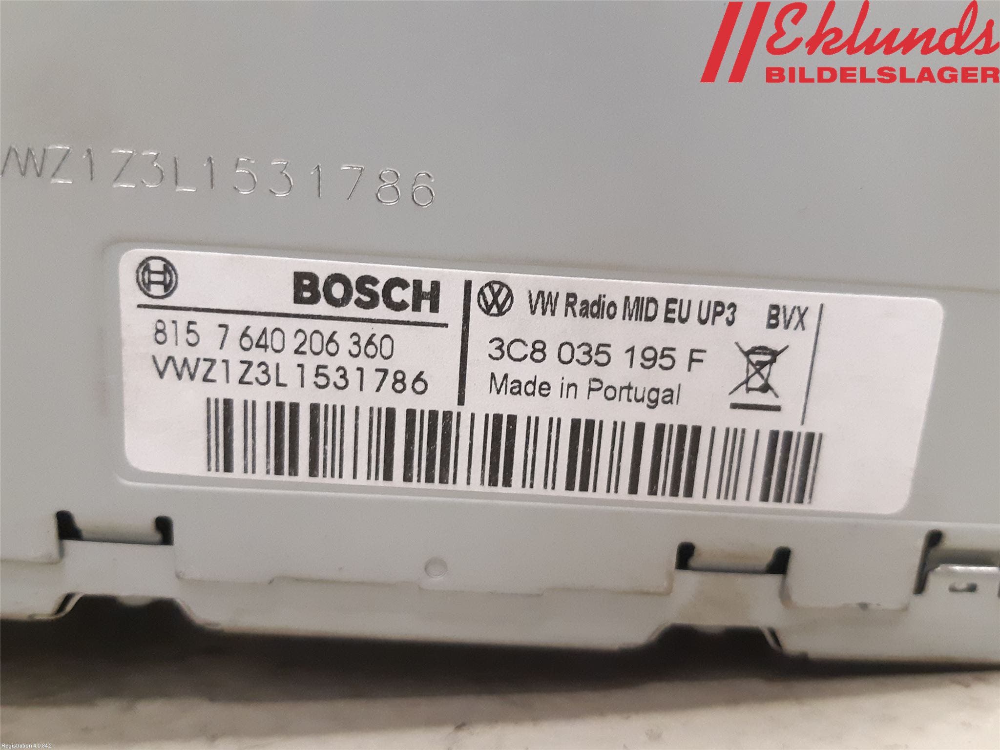 Volkswagen VW PASSAT 11-14 Cd Radio - Multimediapanel