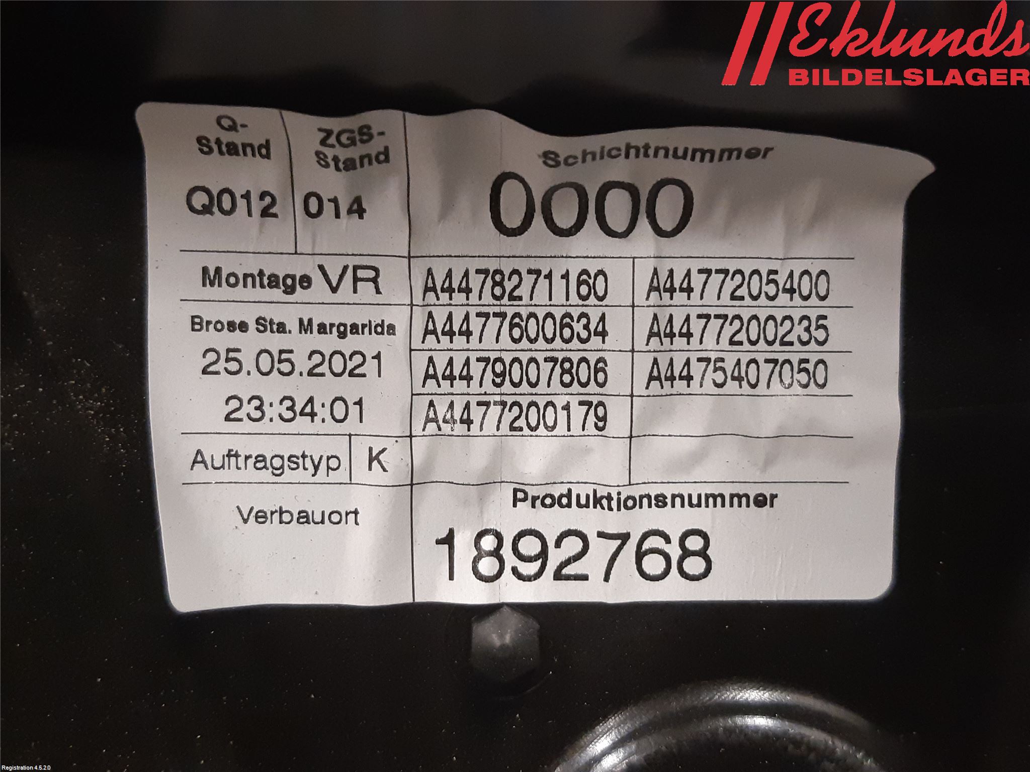 Mercedes-Benz MB VITO/V-KLASS (W640,W447,W448) 14- Fönsterhiss El Kompl