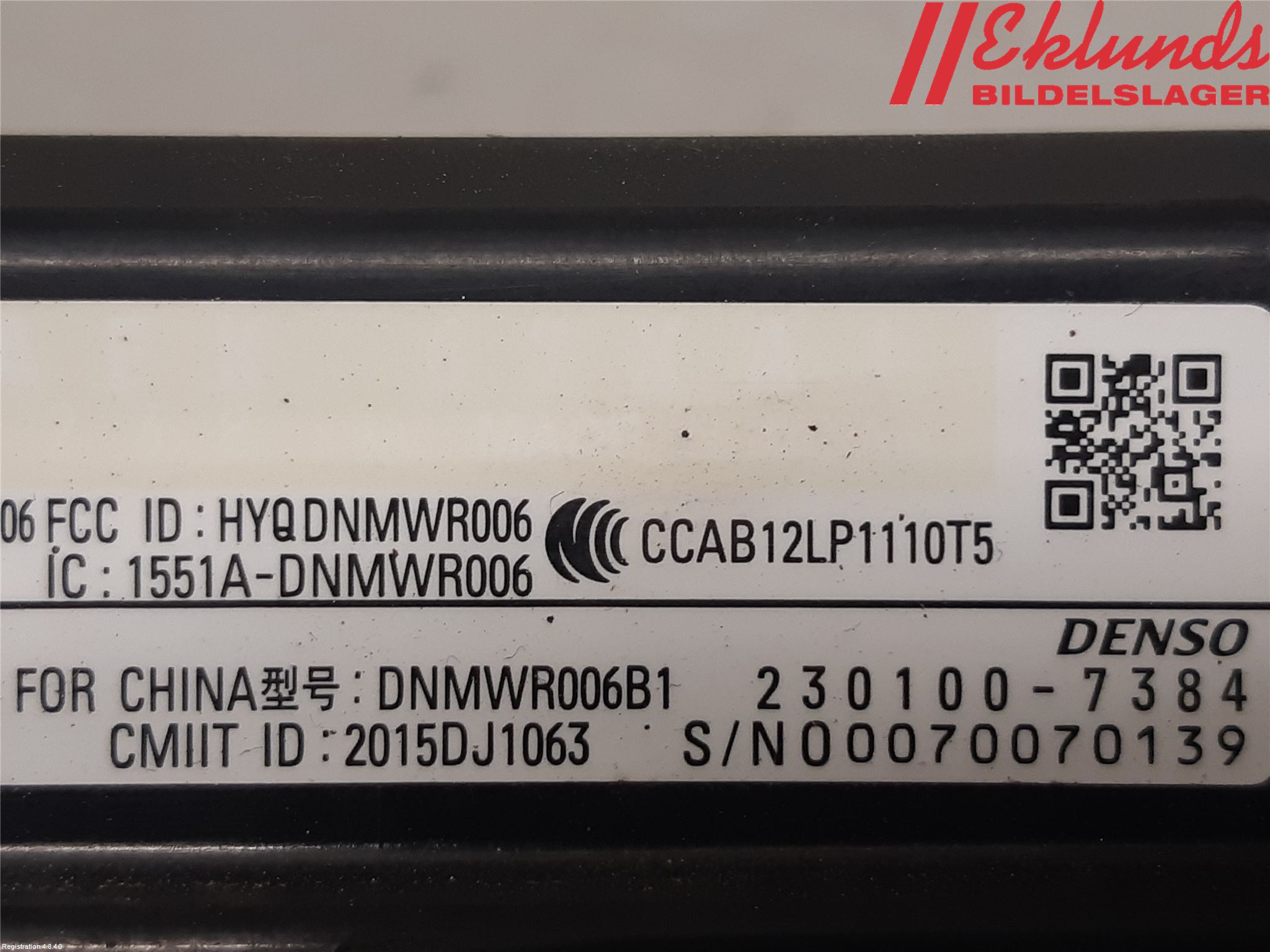 Mazda CX-3 Sensor Aktivt Kollisionsskydd