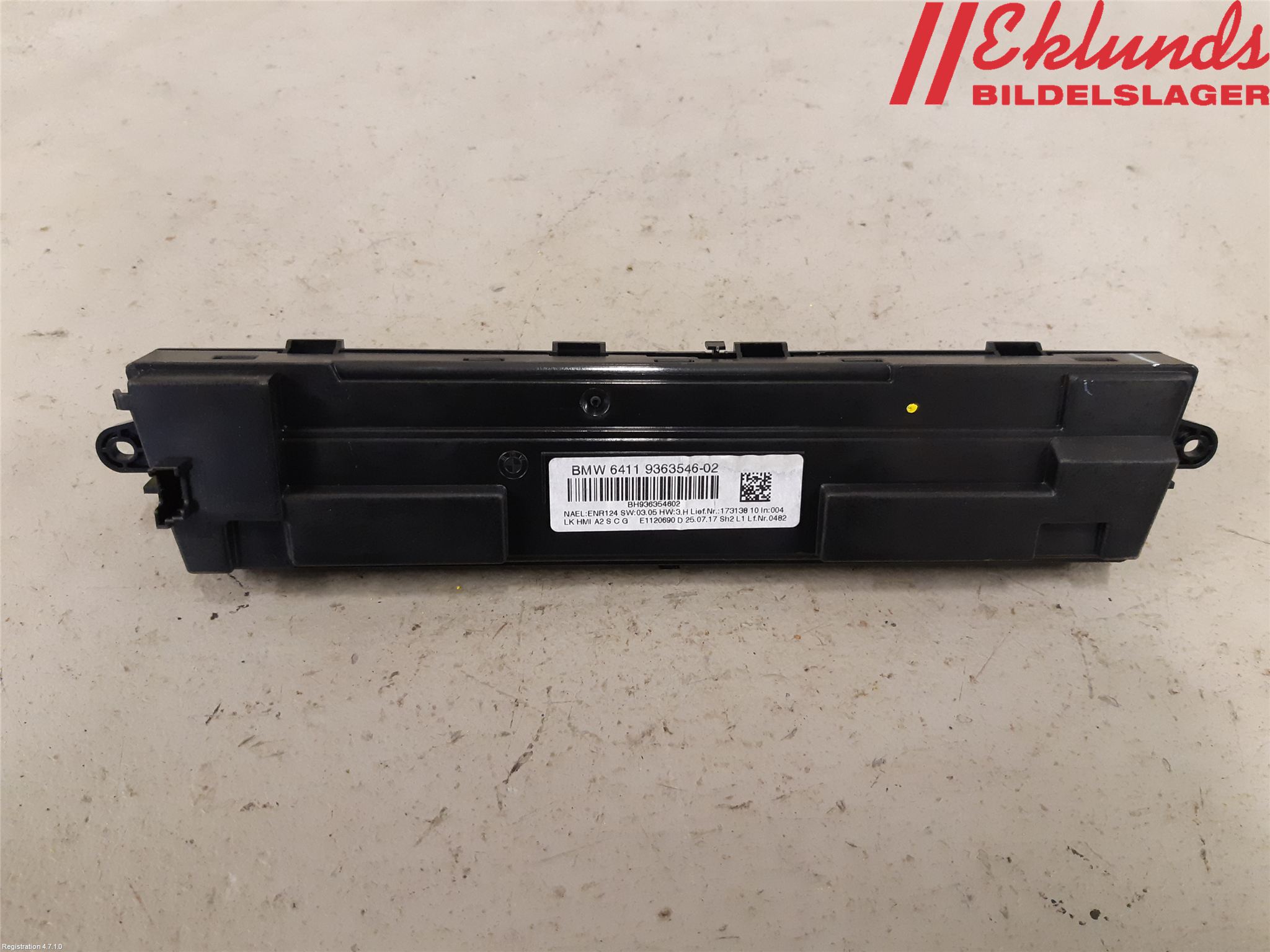 BMW 3 F30/F31/F80 12-19 Ac Styrenhet Ac Manöveren