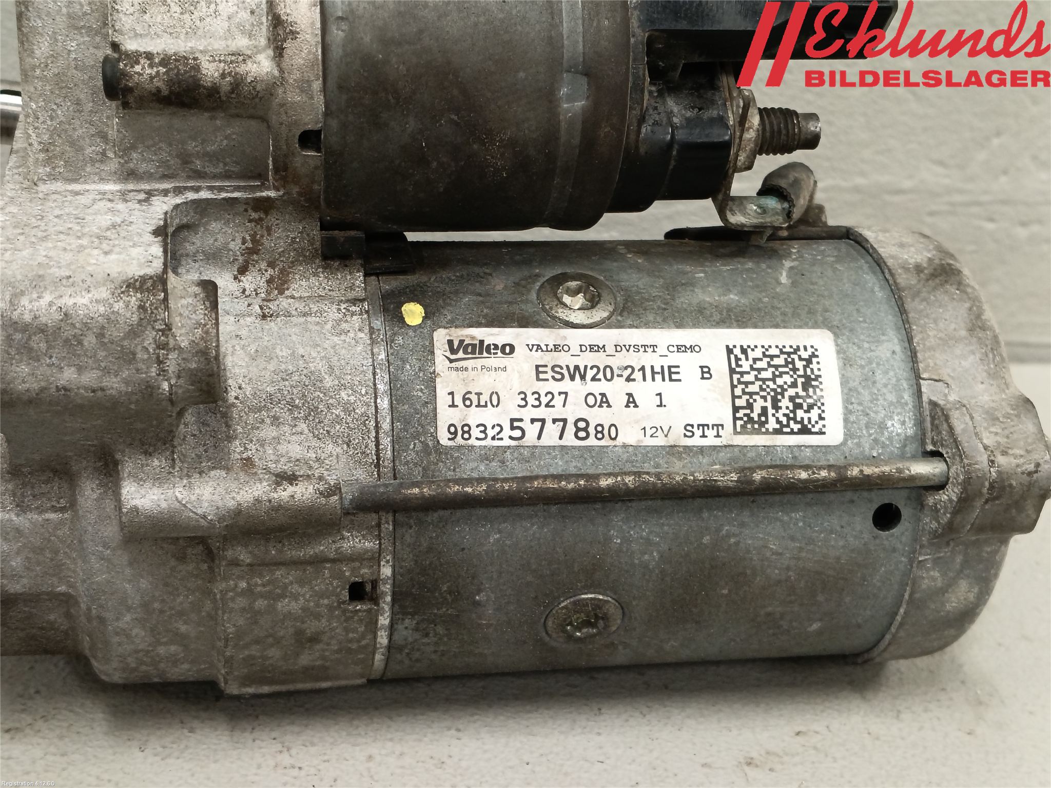 Citroen JUMPY/E-JUMPY 16- Startmotor Diesel
