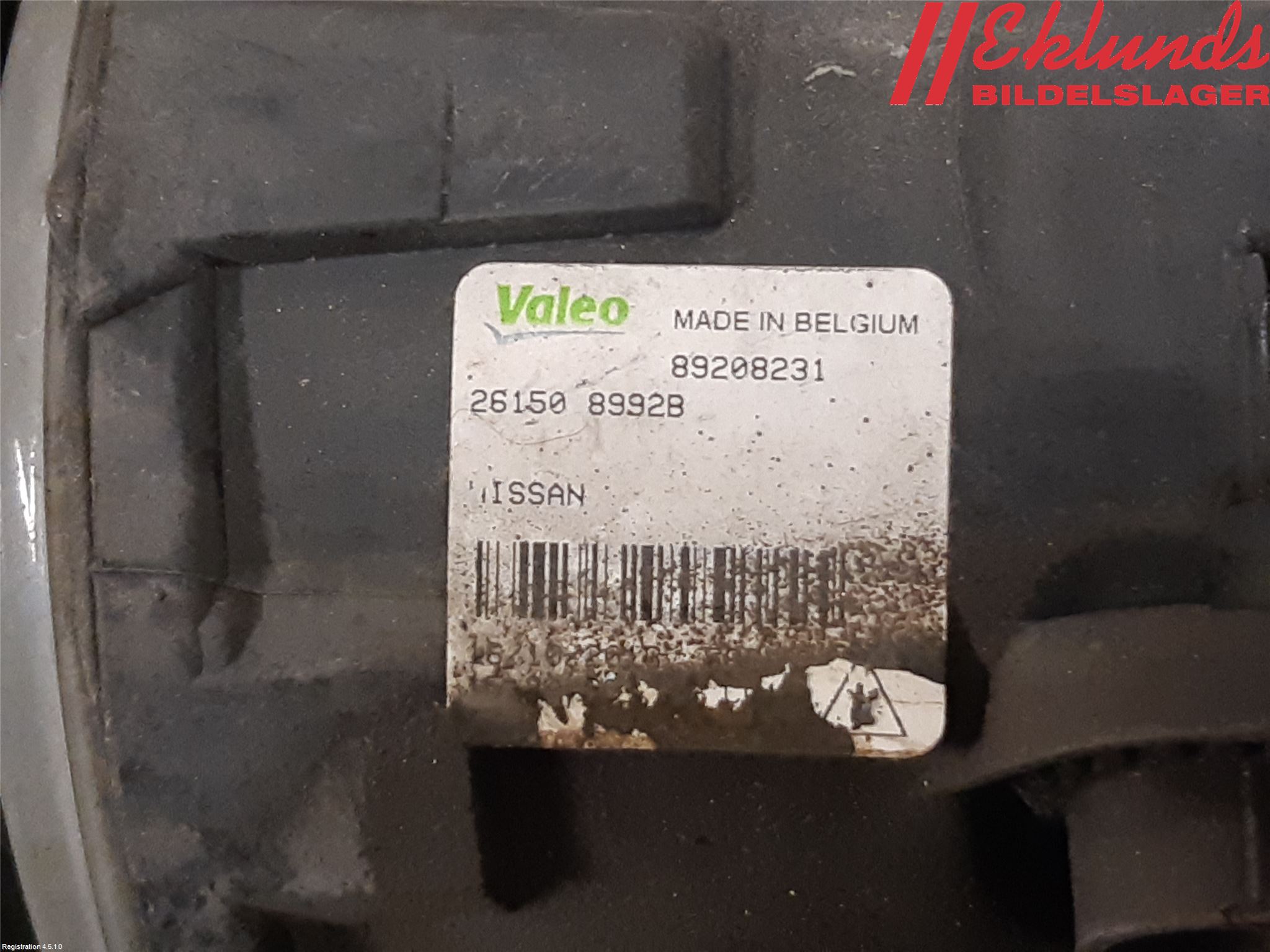 Nissan NV200/NV200 COMBI Dimljus-Varselljus Fram