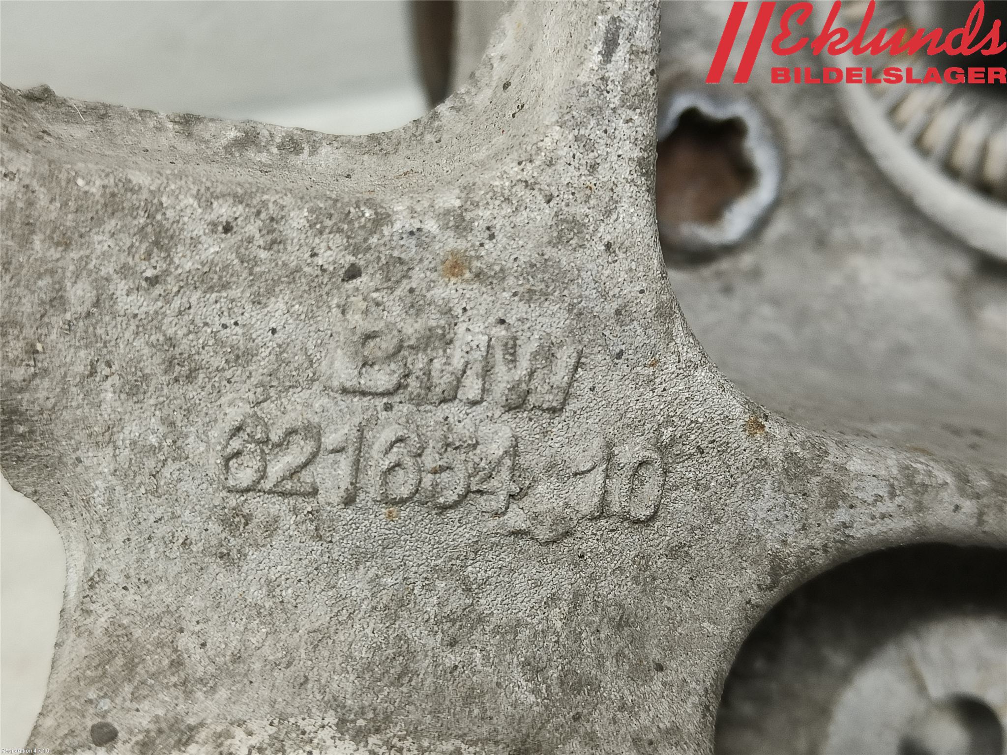 BMW 5 G30/G31/F90 17-23 Styrspindel Lagerhus Hö