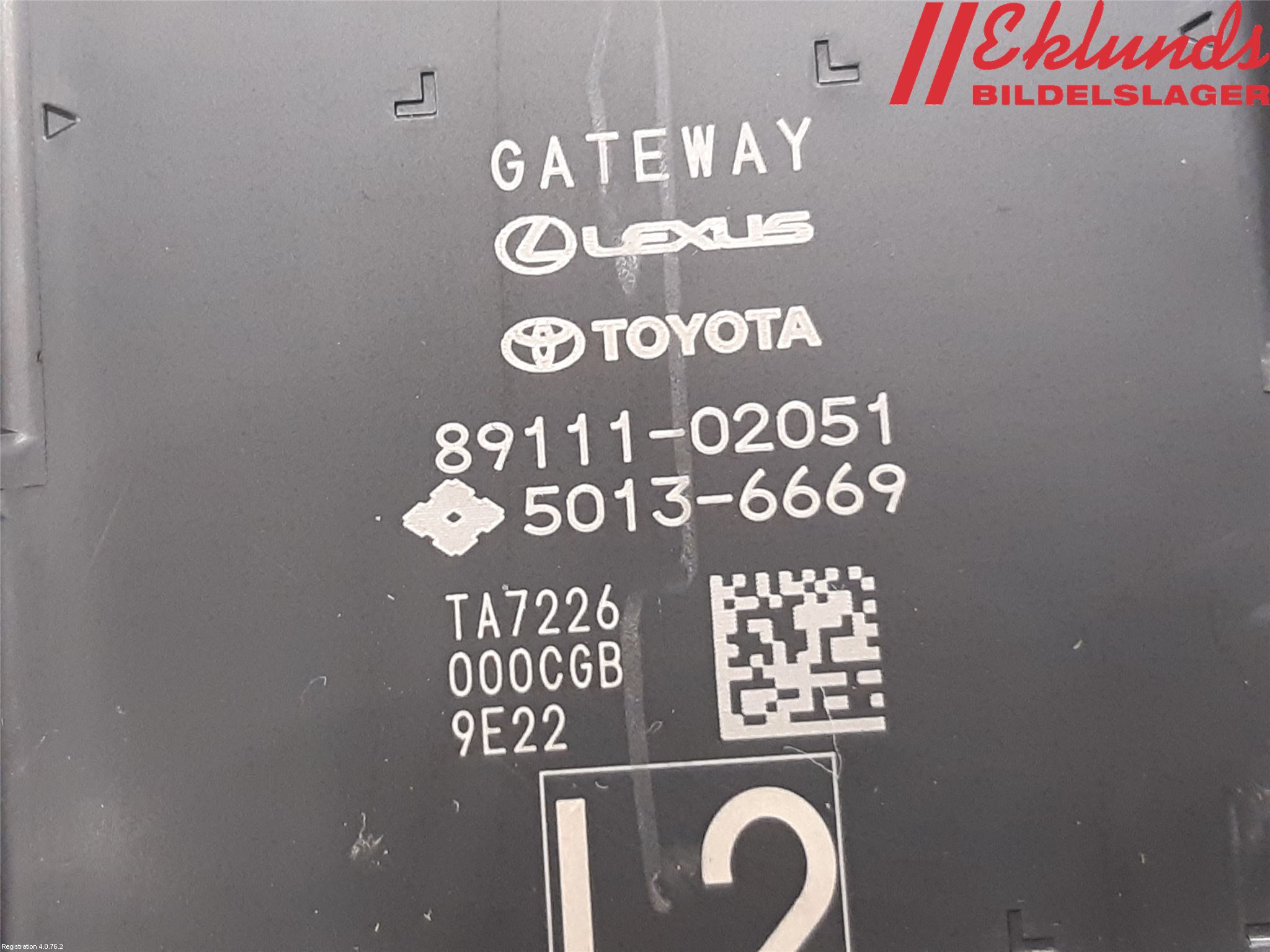 Toyota C-HR 16-23 Styrenhet Övrigt