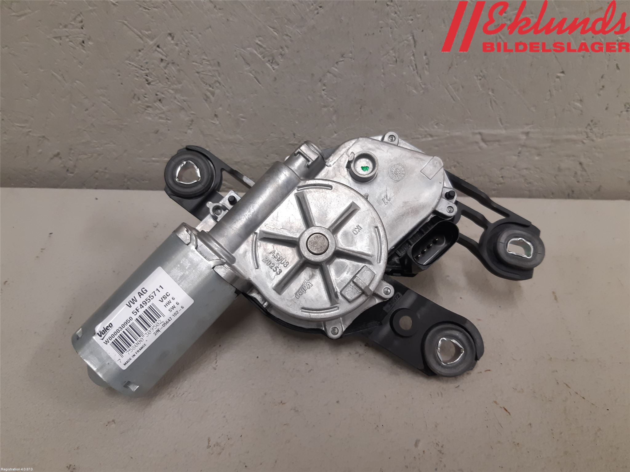 Skoda OCTAVIA (5E) 13-20 Torkarmotor Baklucka